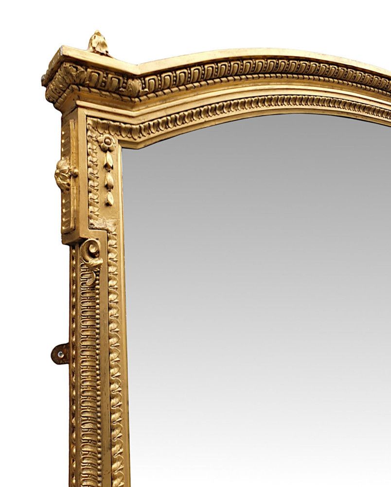 A Very Fine And Rare 19th Century Overmantle Mirror By John Taylor And Sons Edinburgh photo 10719.1981