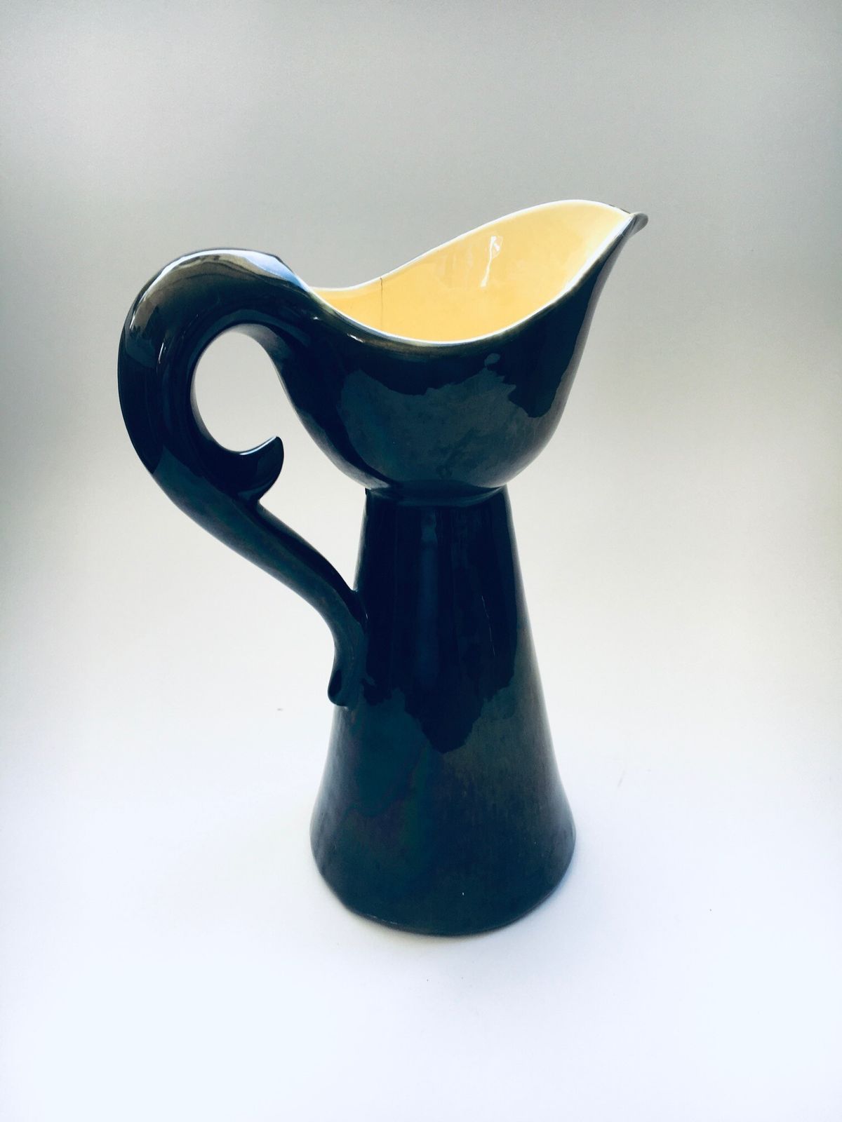 Mid Century Art Ceramic Karaf Van Alexandre De Wemmel, België, Ca. Jaren 1950 photo Woonaccessoires