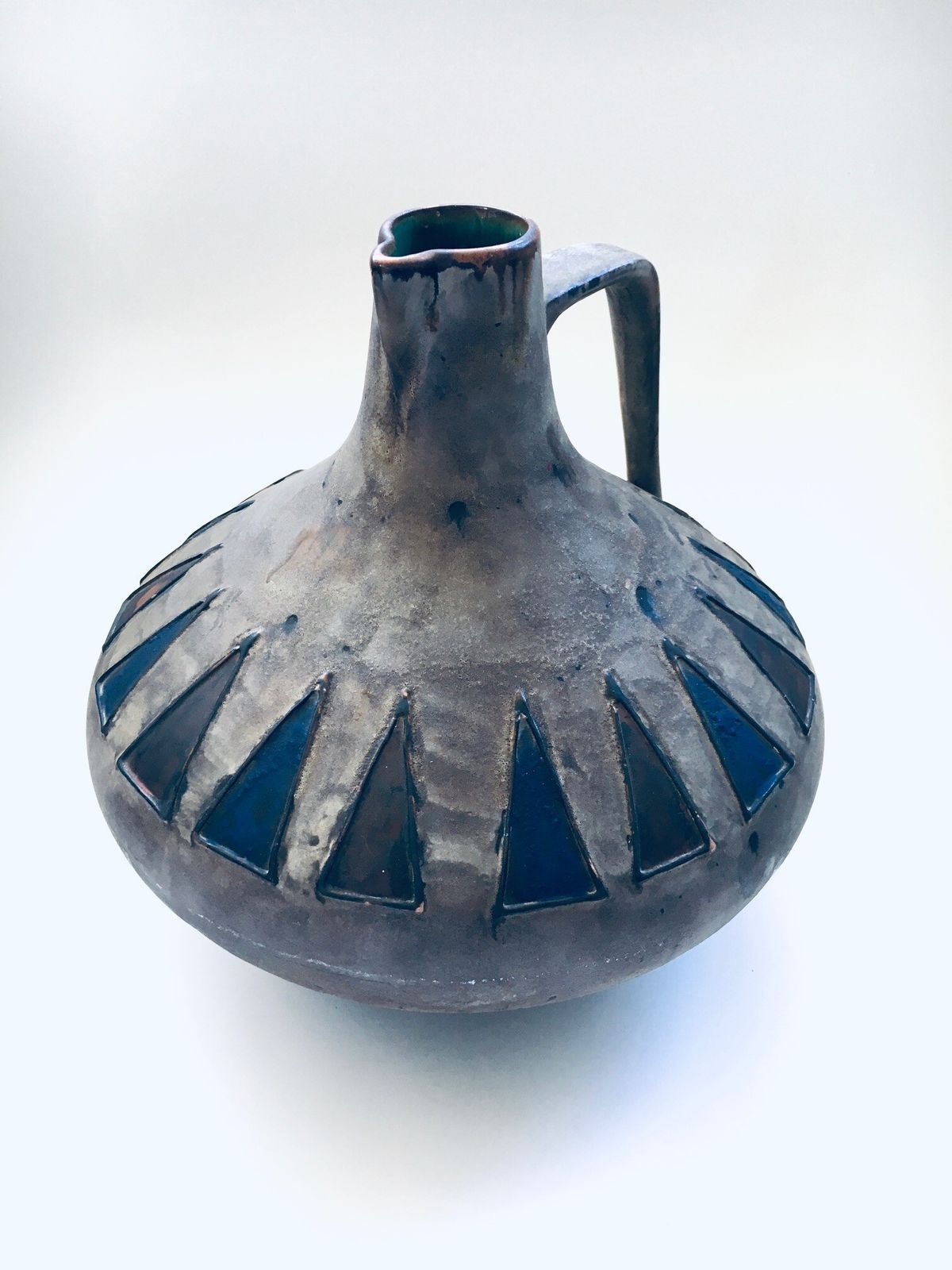 Vintage El Pozo Ceramics Handarbeit Karaf, West Duitsland, Ca. Jaren 1960 photo vinterior