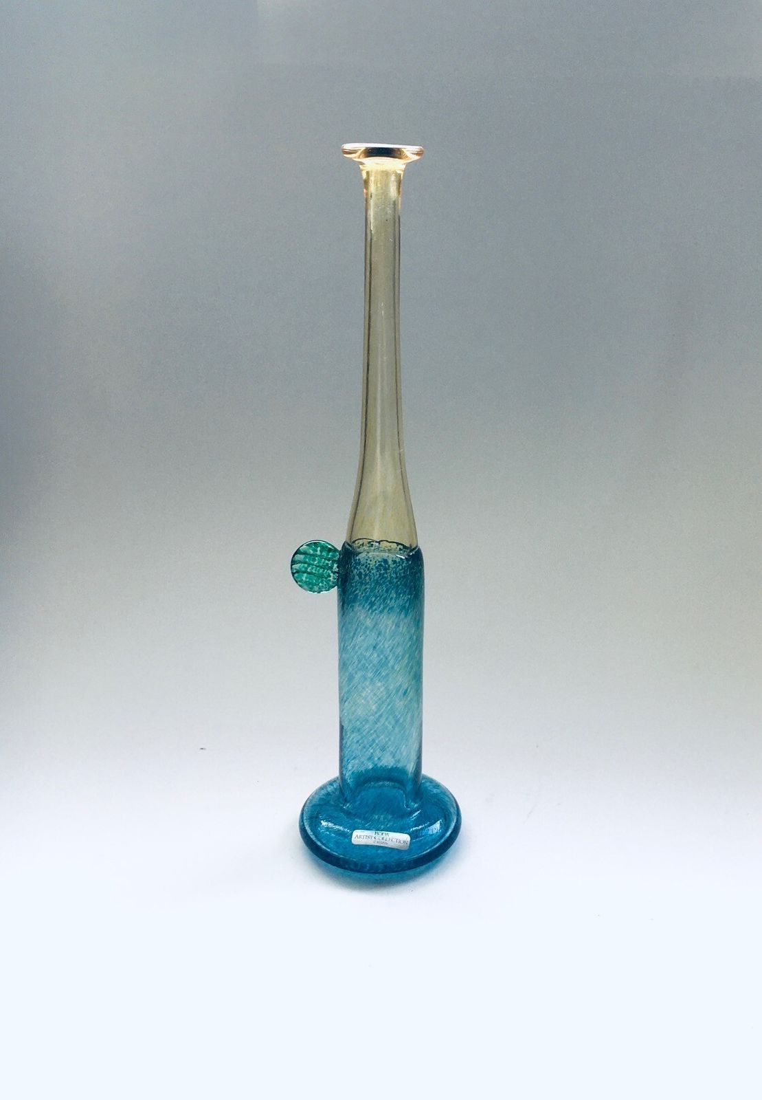 Boda Artist Collection Art Glass Vase By Bertel Vallien For Kosta Boda, Sweden 1980's photo furniture