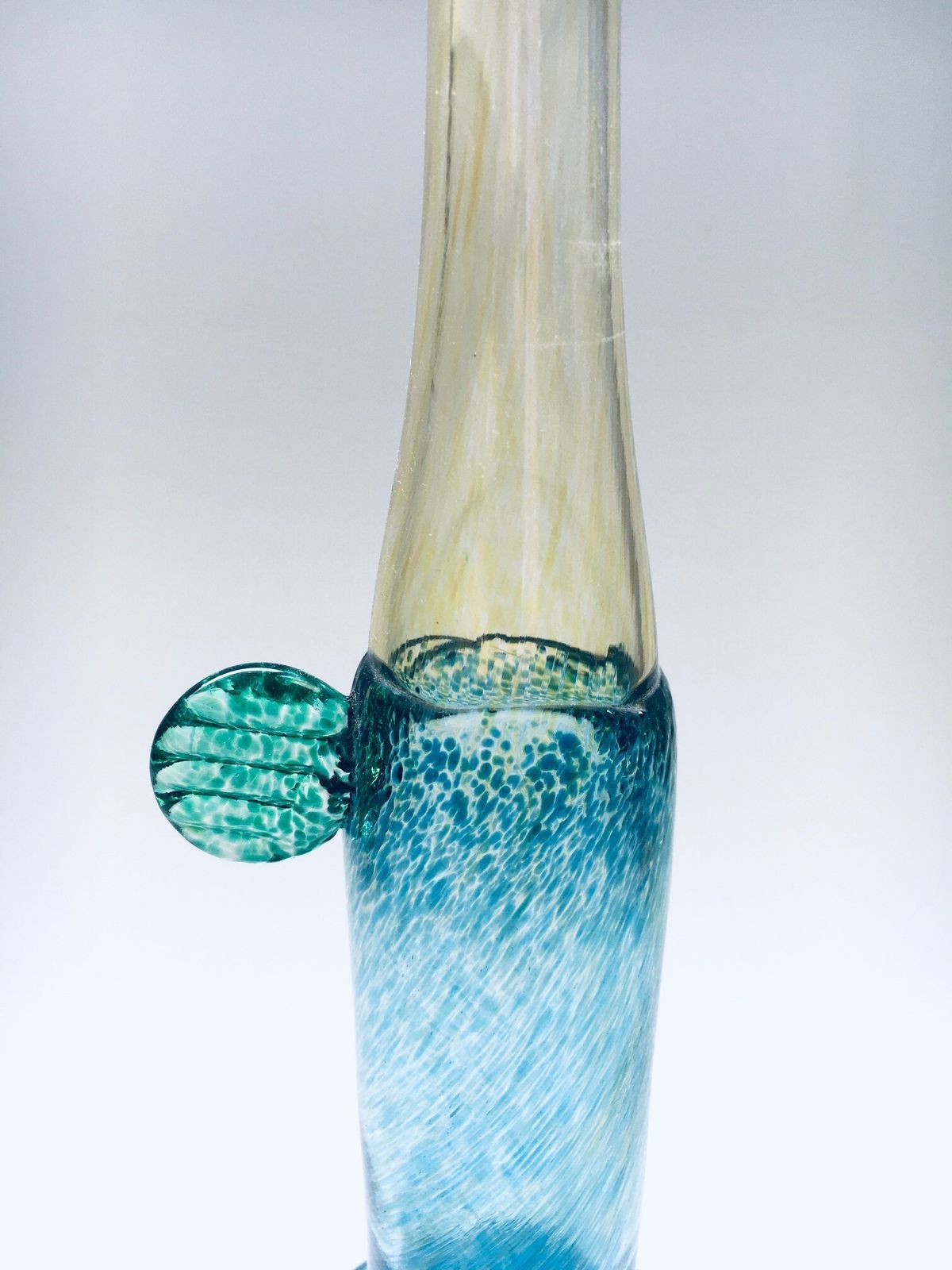 Boda Artist Collection Art Glass Vase By Bertel Vallien For Kosta Boda, Sweden 1980's photo vintage