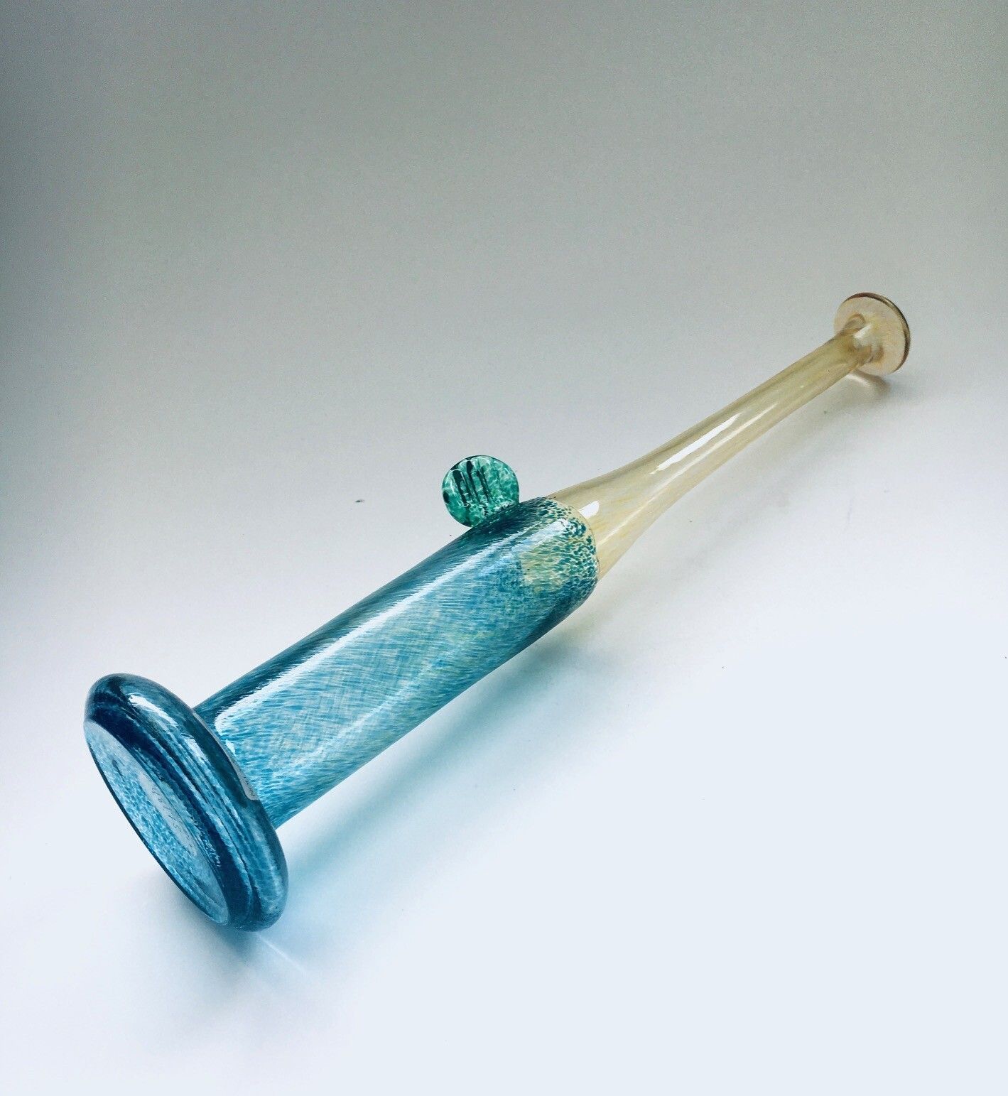 Home Decor Boda Artist Collection Art Glass Vase By Bertel Vallien For Kosta Boda, Sweden 1980's photo