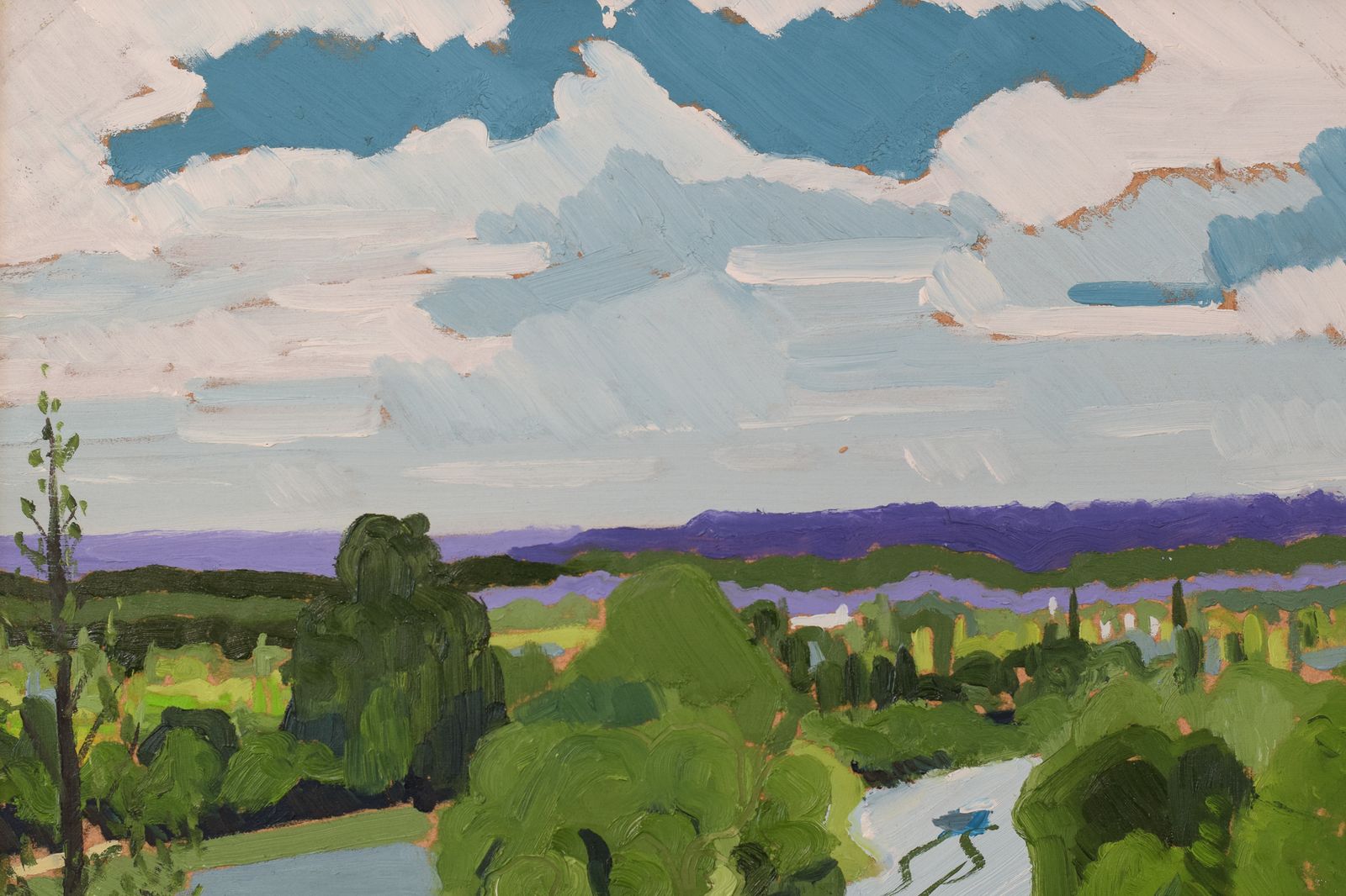 The Terrace, Richmond Hill, En Plein Air photo vinterior