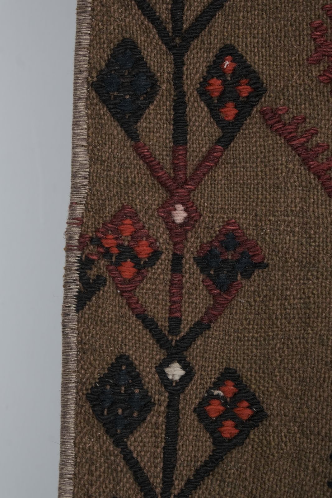 1980s Vintage Turkish Kilim Flat Weave Area Rug 5'3'' X 6'1'' photo buy
