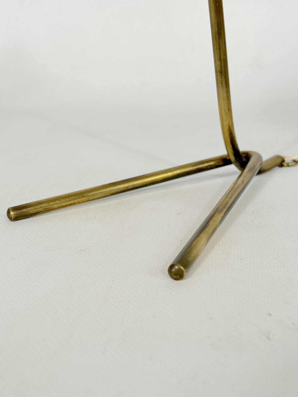 1771.25 Mid Century Stilnovo Brass Orientable Table Or Wall Lamp From 50s photo