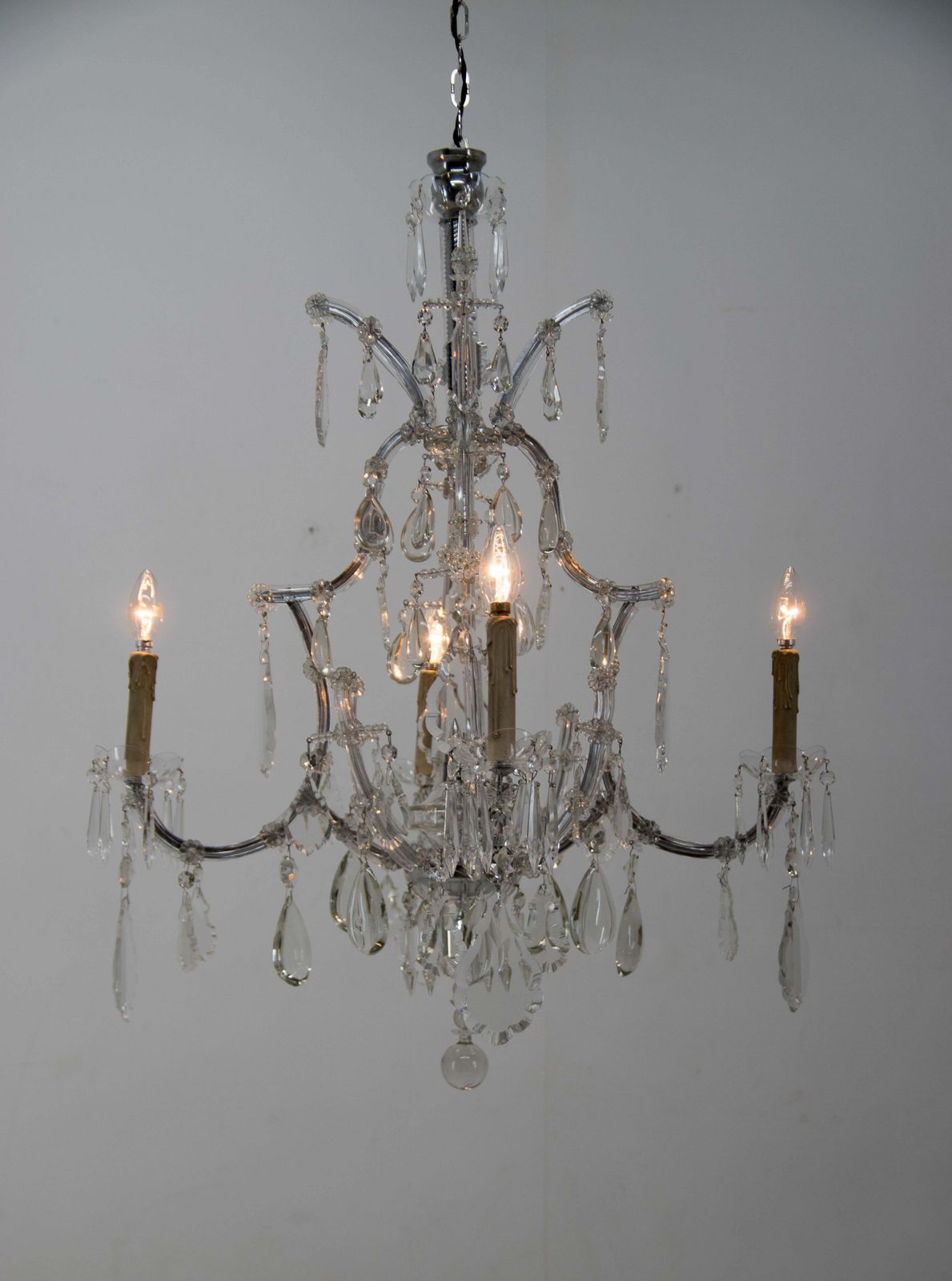photo furniture Maria Theresa Crystal Chandelier, Austria, 1900s