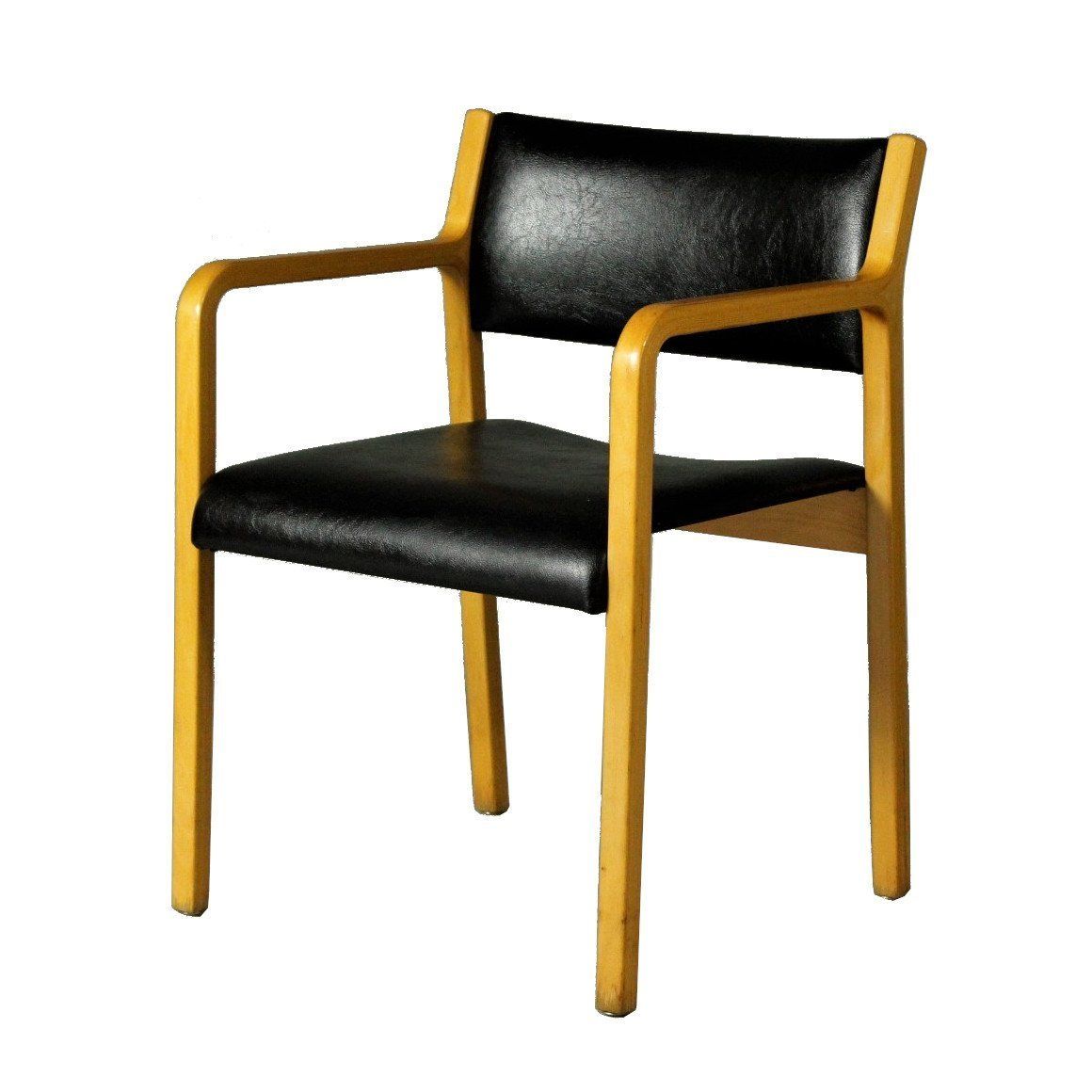 Large Bentwood Armchair By Wilhelm Ritz For Wilkhahn, 1960s