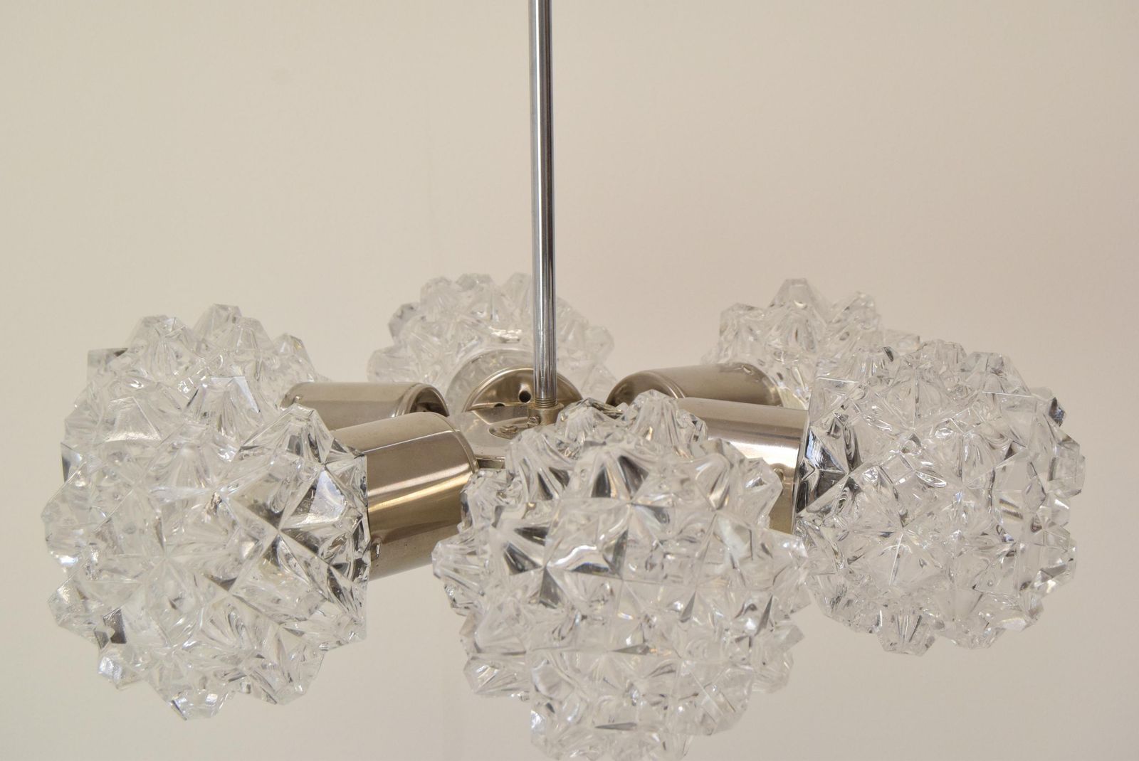 Mid Century Chandelier Kamenický šenov, 1960´S photo Lighting
