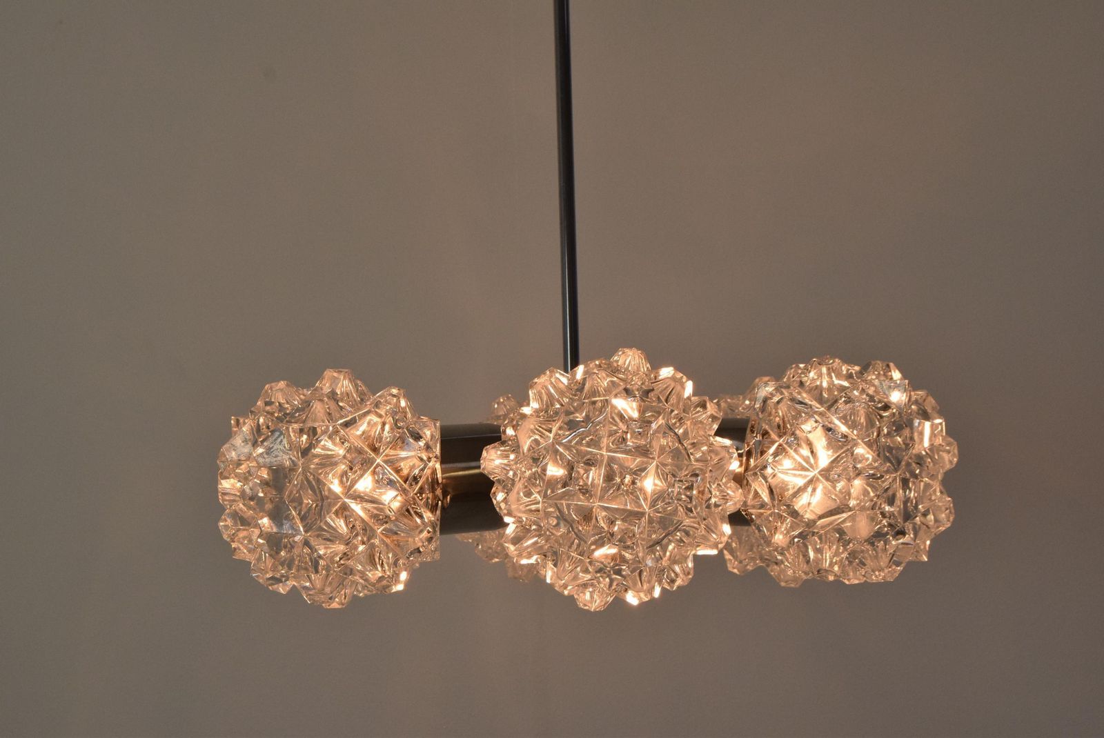 photo vintage Mid Century Chandelier Kamenický šenov, 1960´S