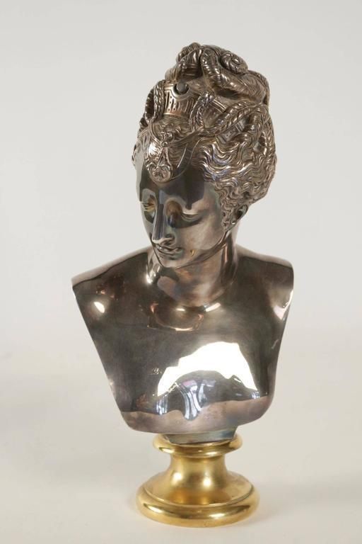 Buste Of Diane In Bronze And Silver, Beginning Of The 20th Century photo furniture