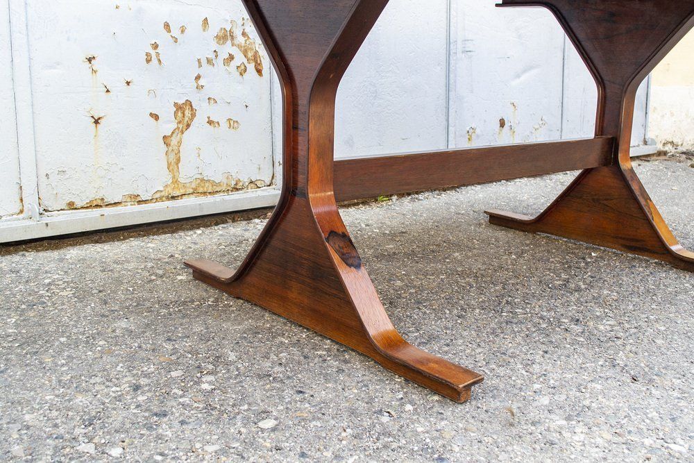 Rosewood Table By Gianfranco Frattinis For Bernini Italy, 1957 photo 1805.44