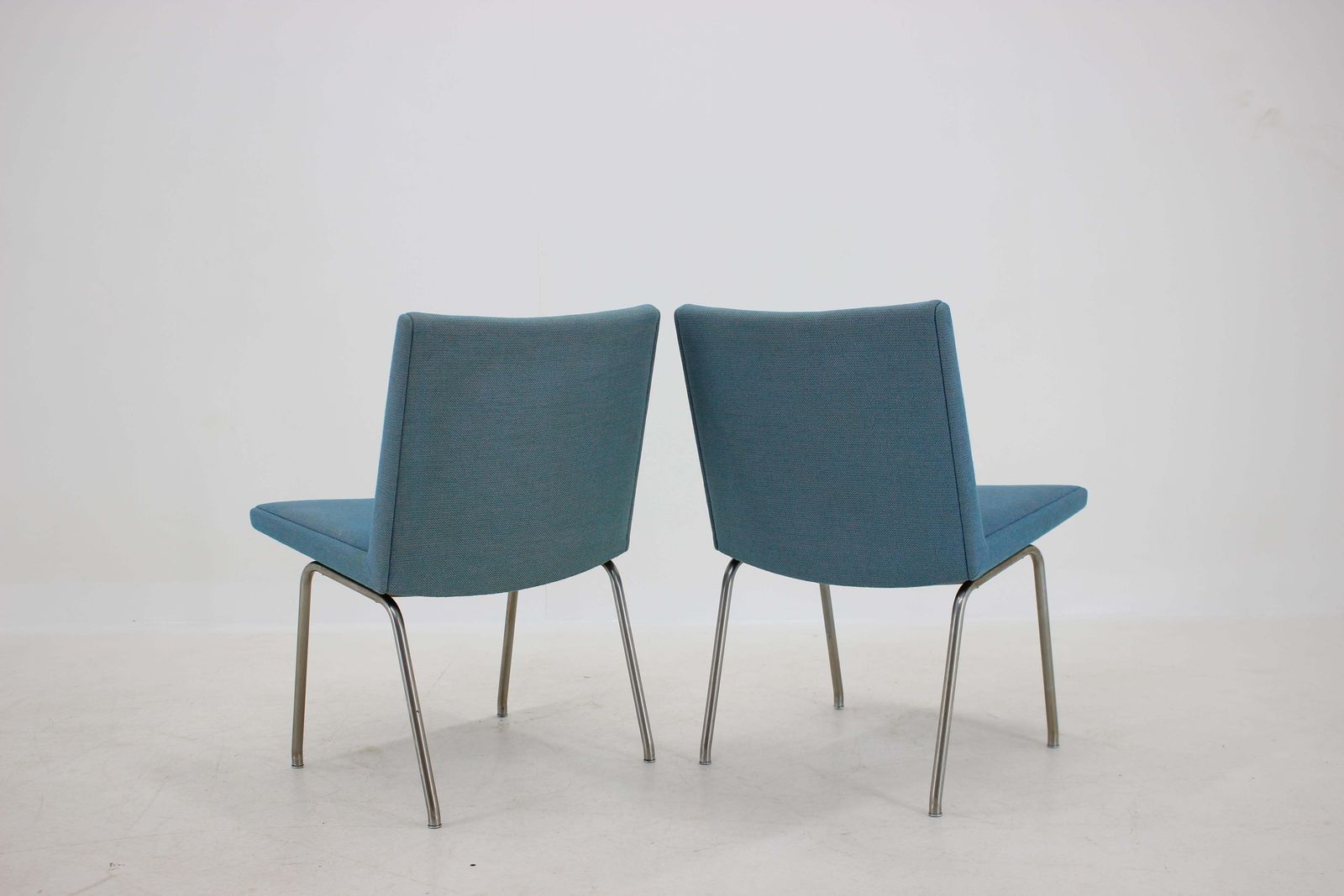 Hans J. Wegner Airport Lounge Chairs Voor A.P. Stolen, Ca. Jaren 1960 – Set Van 4 photo vintage