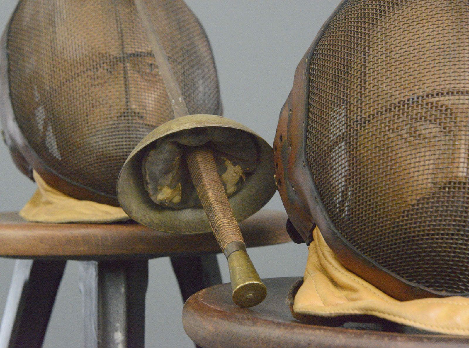 Collection Of Fencing Equipment Circa 1920s photo buy