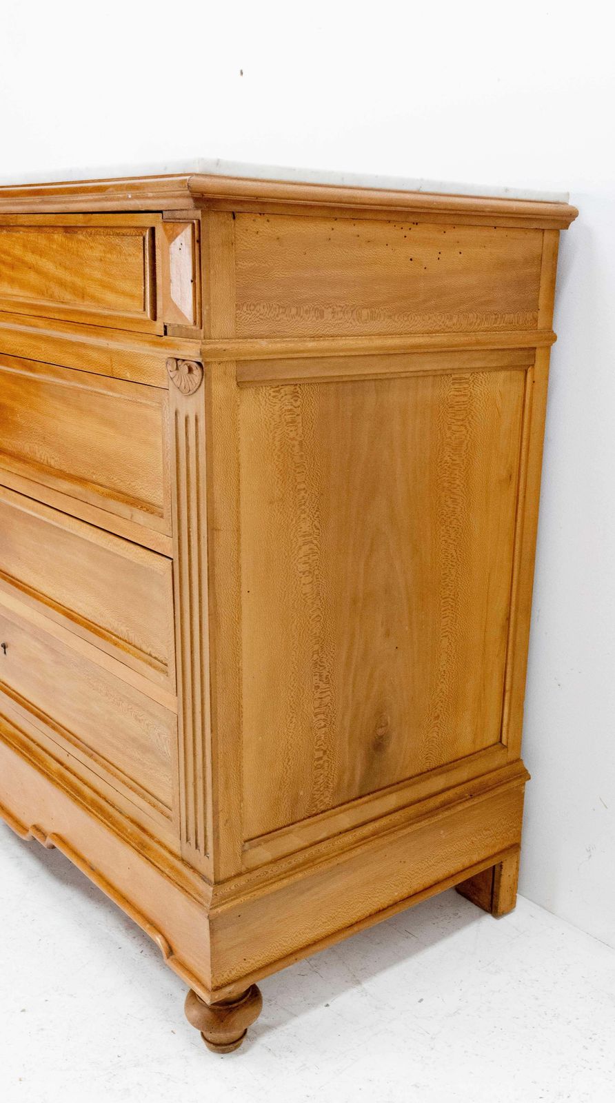 Commode Louis-Philippe, plateau en marbre, XIXe siècle photo buy