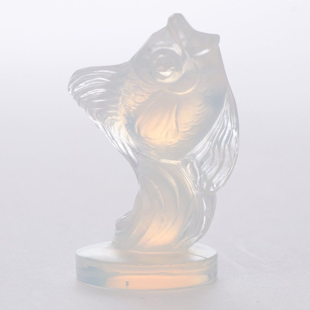 French Art Deco Opalescent Glass Fish By Sabino C.1930 photo 110.0
