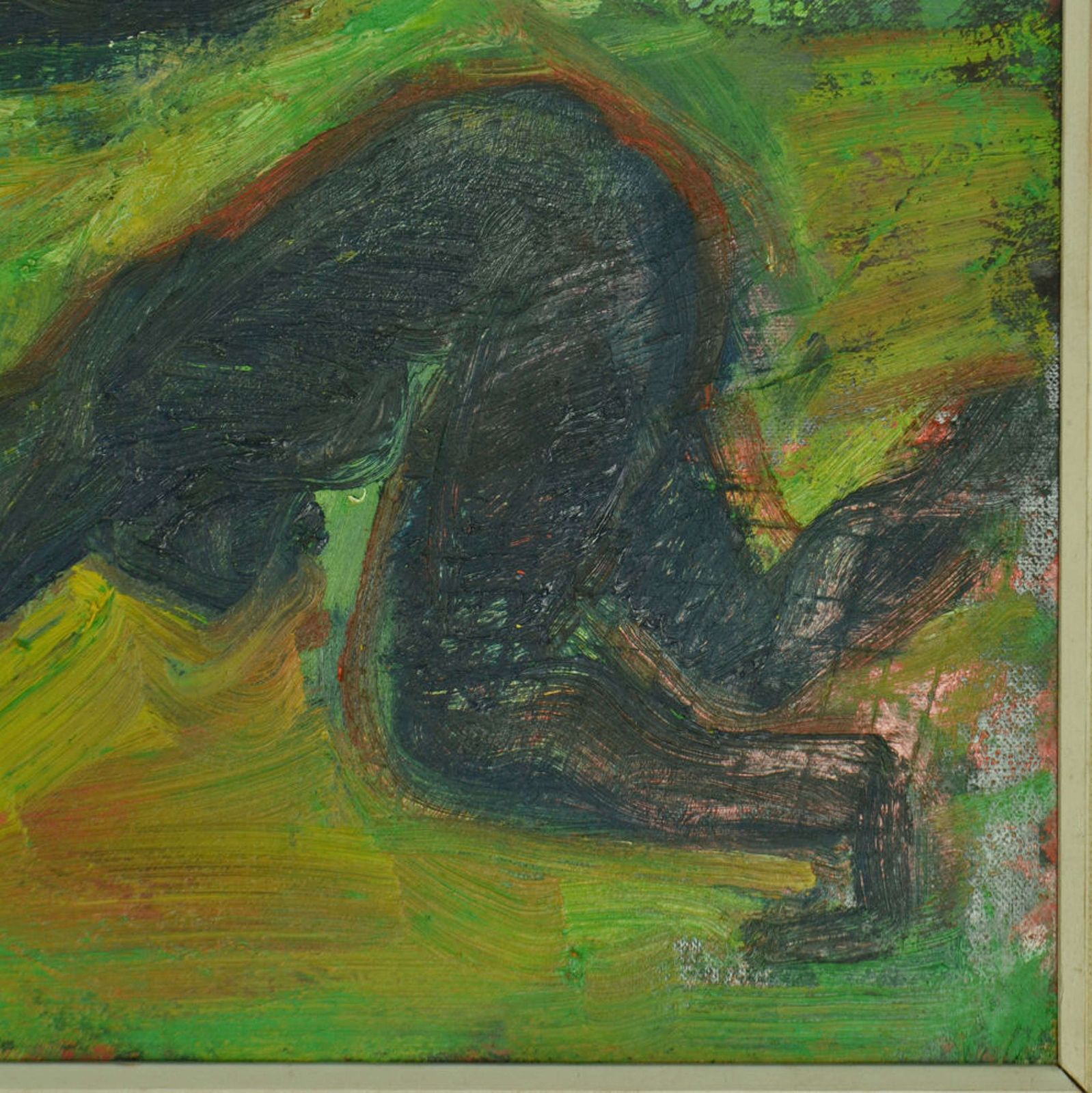 photo buy Swedish Painting Of Dancing Women In Green Field By R. Dagstrom