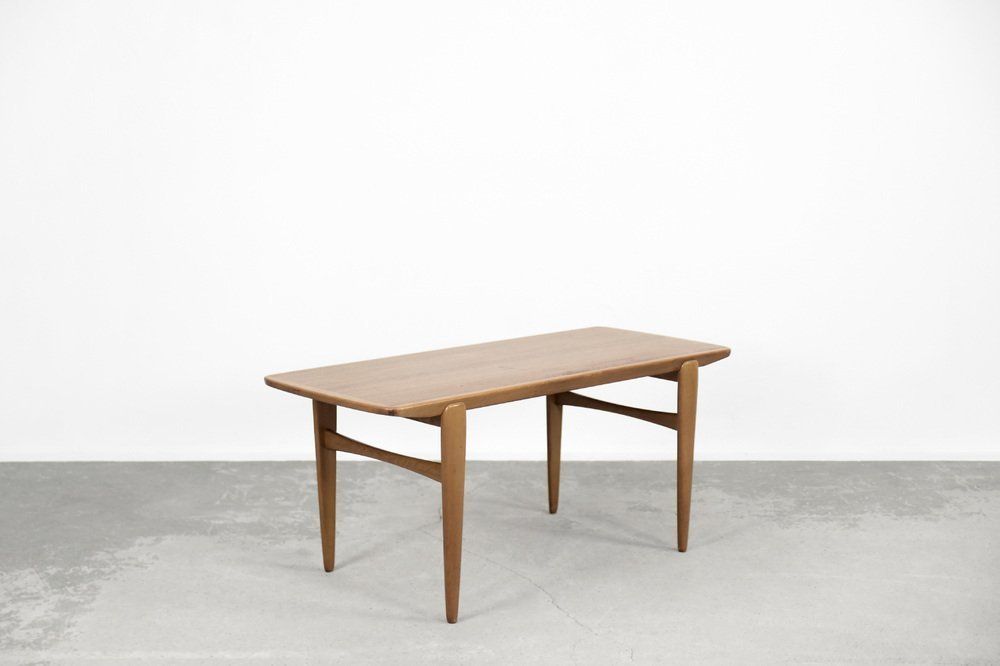 Mid Century Scandinavian Modern Teak Coffee Table, 1960s
