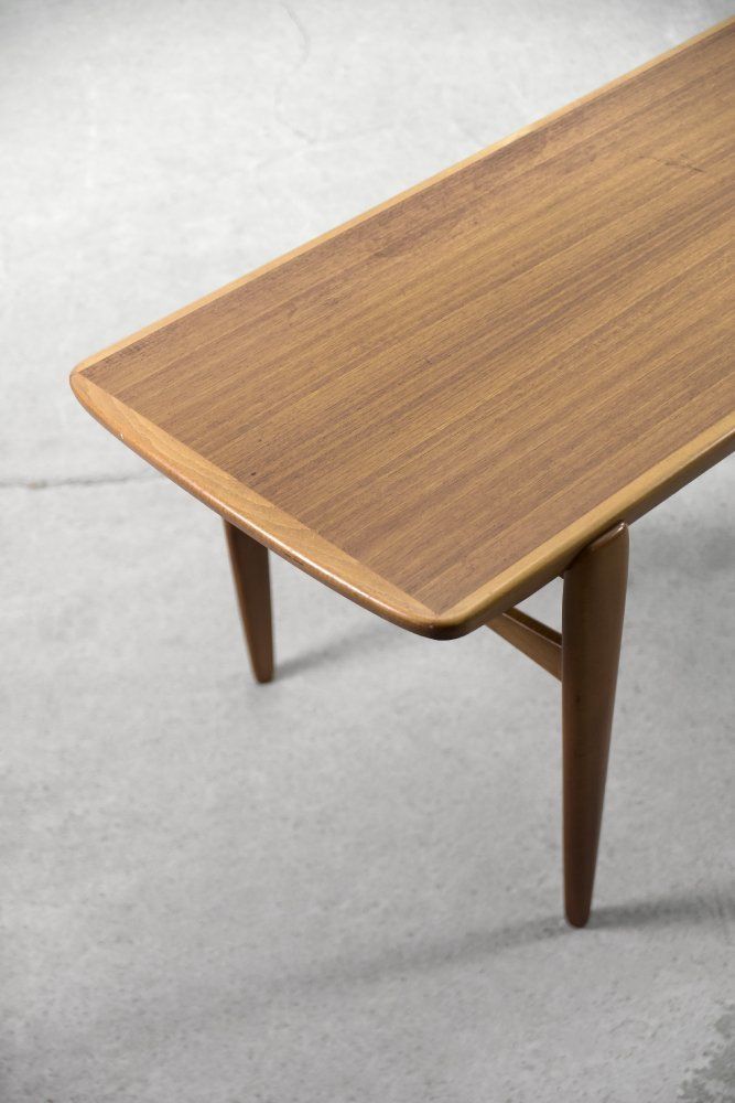 Mid Century Scandinavian Modern Teak Coffee Table, 1960s photo for sale