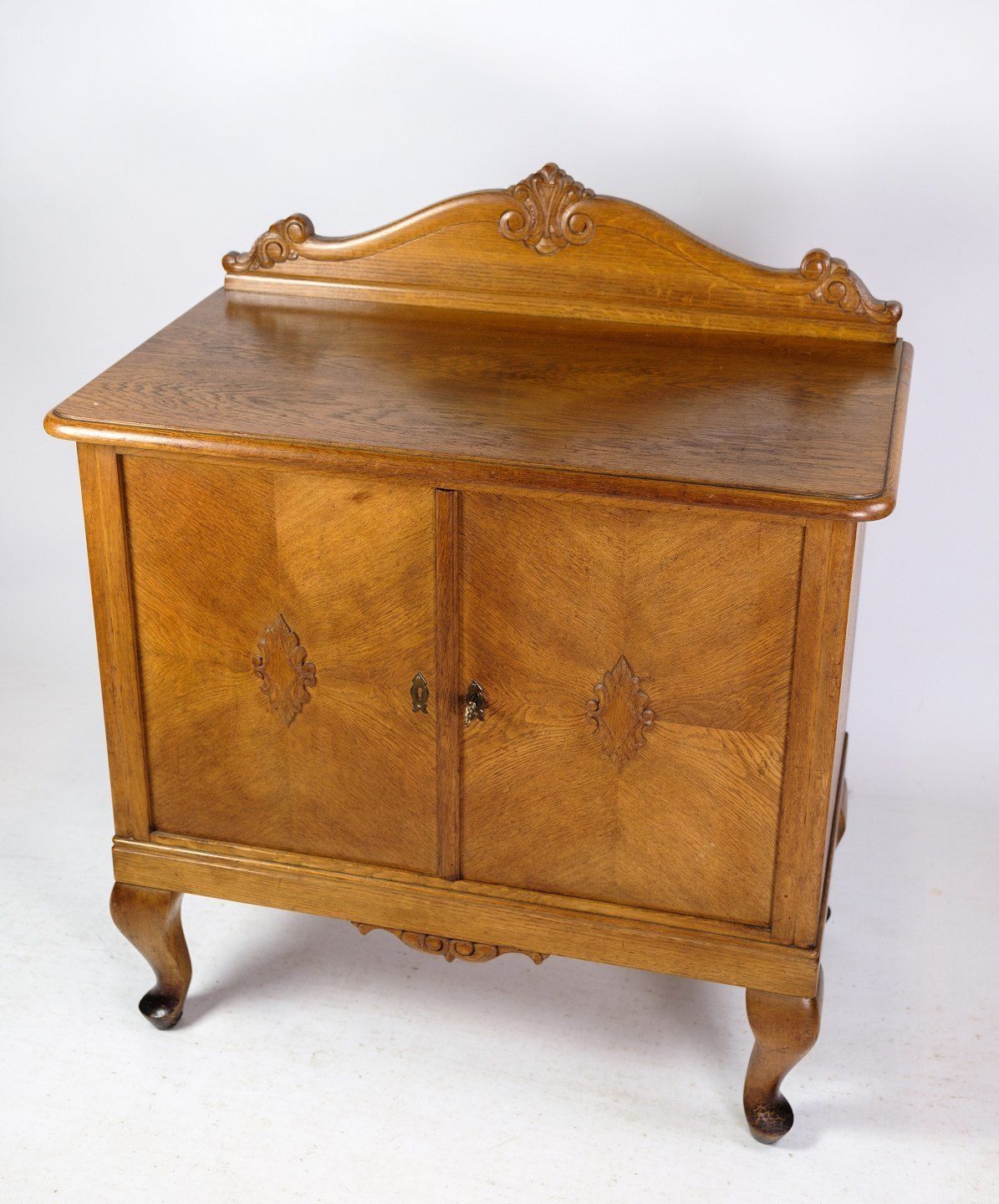 Small Sideboard Made In Oak From 1930s