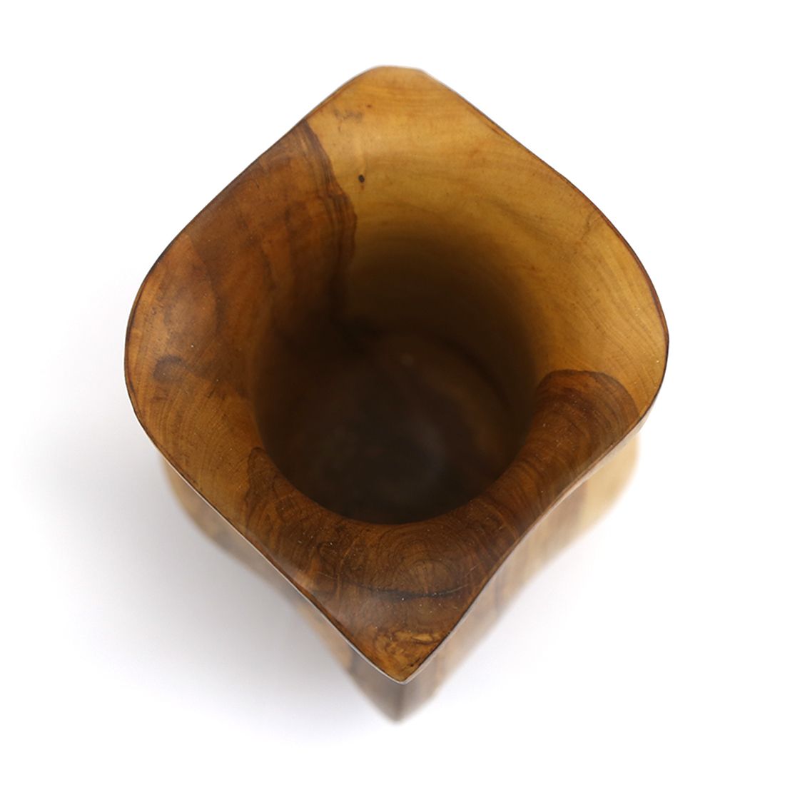 Shaped Wooden Jug / Vase In The Style Of Alexandre Noll, 1960's photo buy