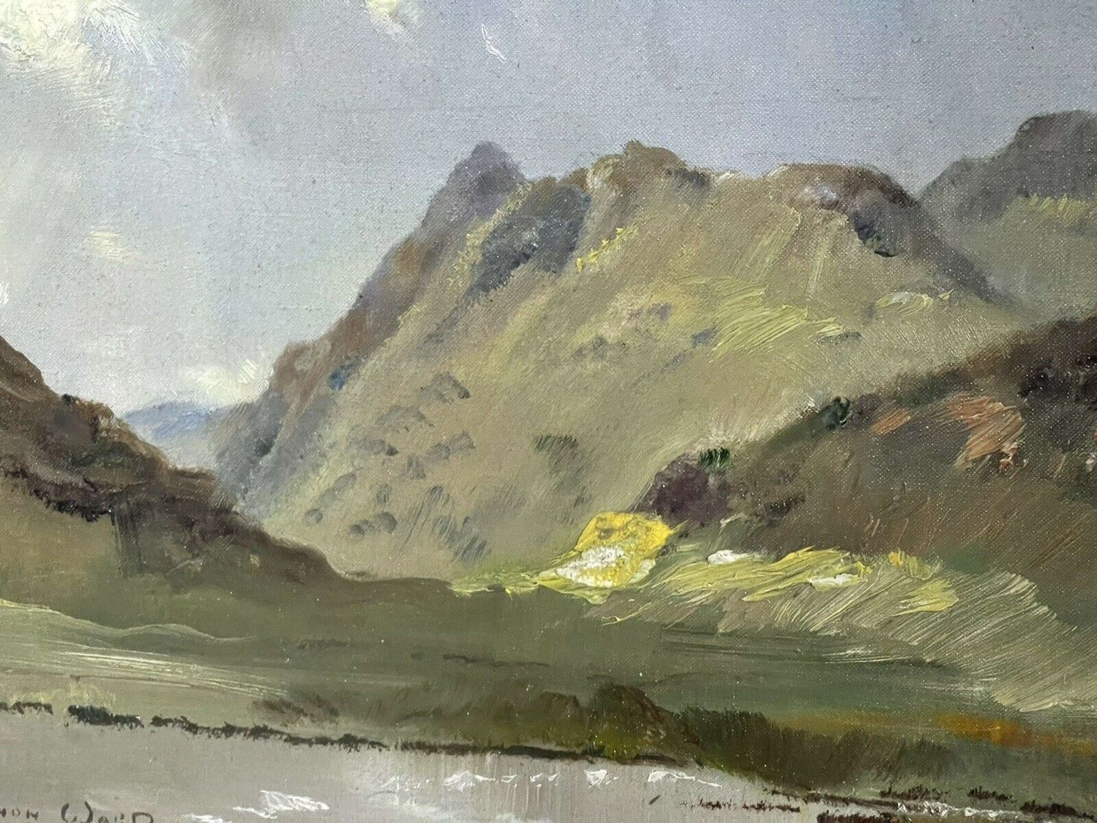 Original Painting By Vernon Ward Cumbrian Mountains