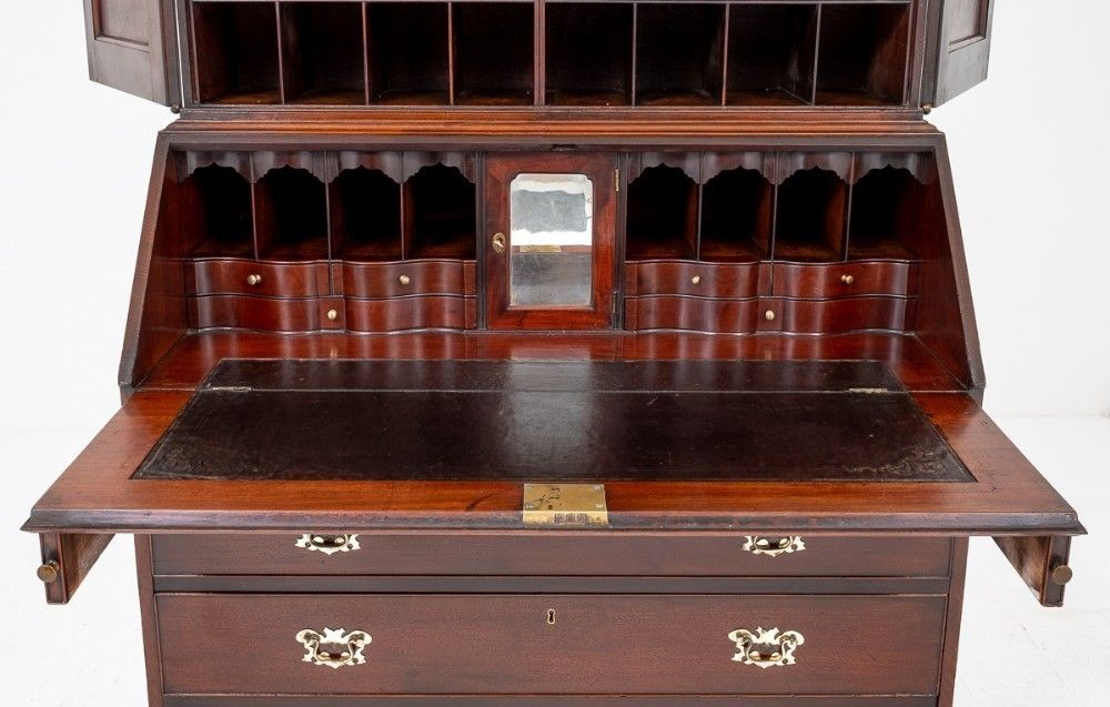 photo furniture George II Bureau Bookcase   18th Century Mahogany