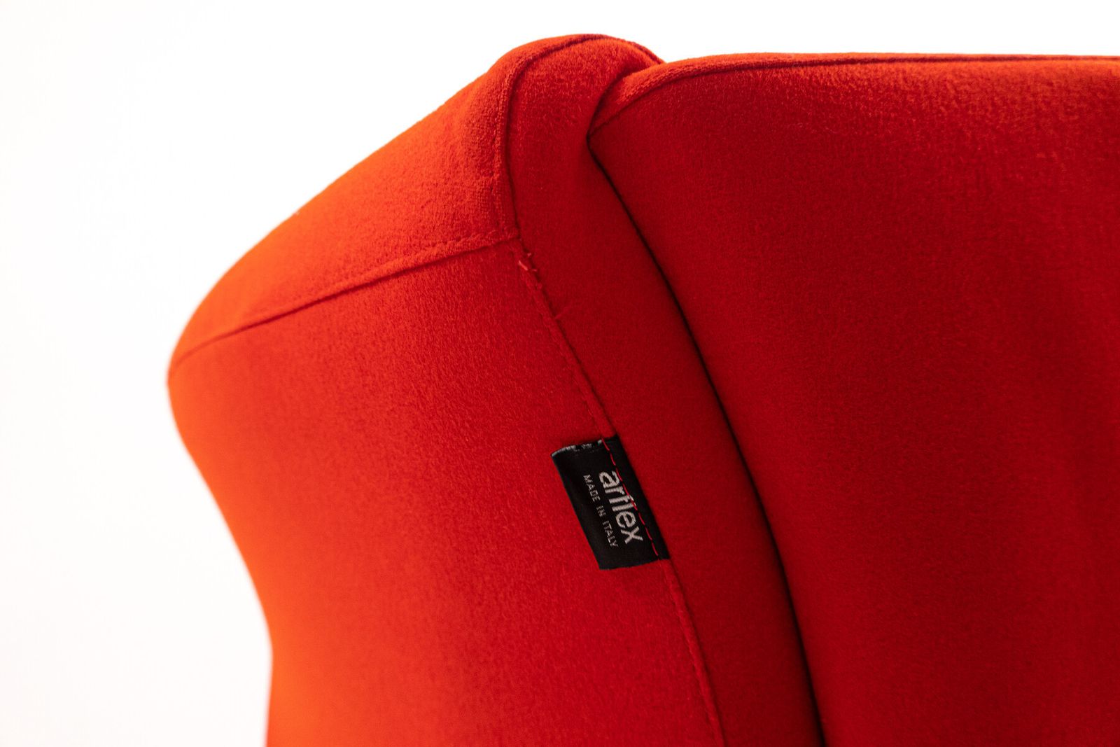 Red Mid Century Modern "Fiorenza" Armchair By Franco Albini For Arflex photo buy