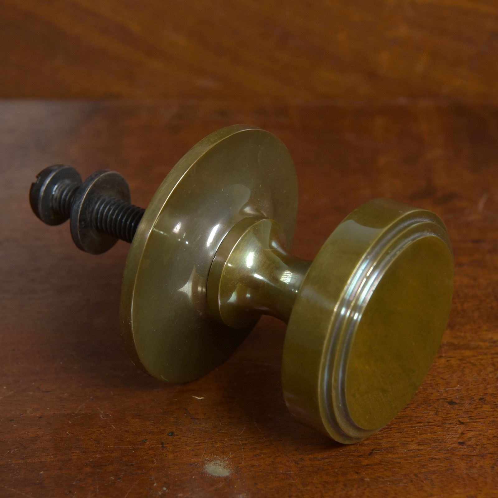 Home Fixtures Cast Bronze Centre Door Knobs X4 photo