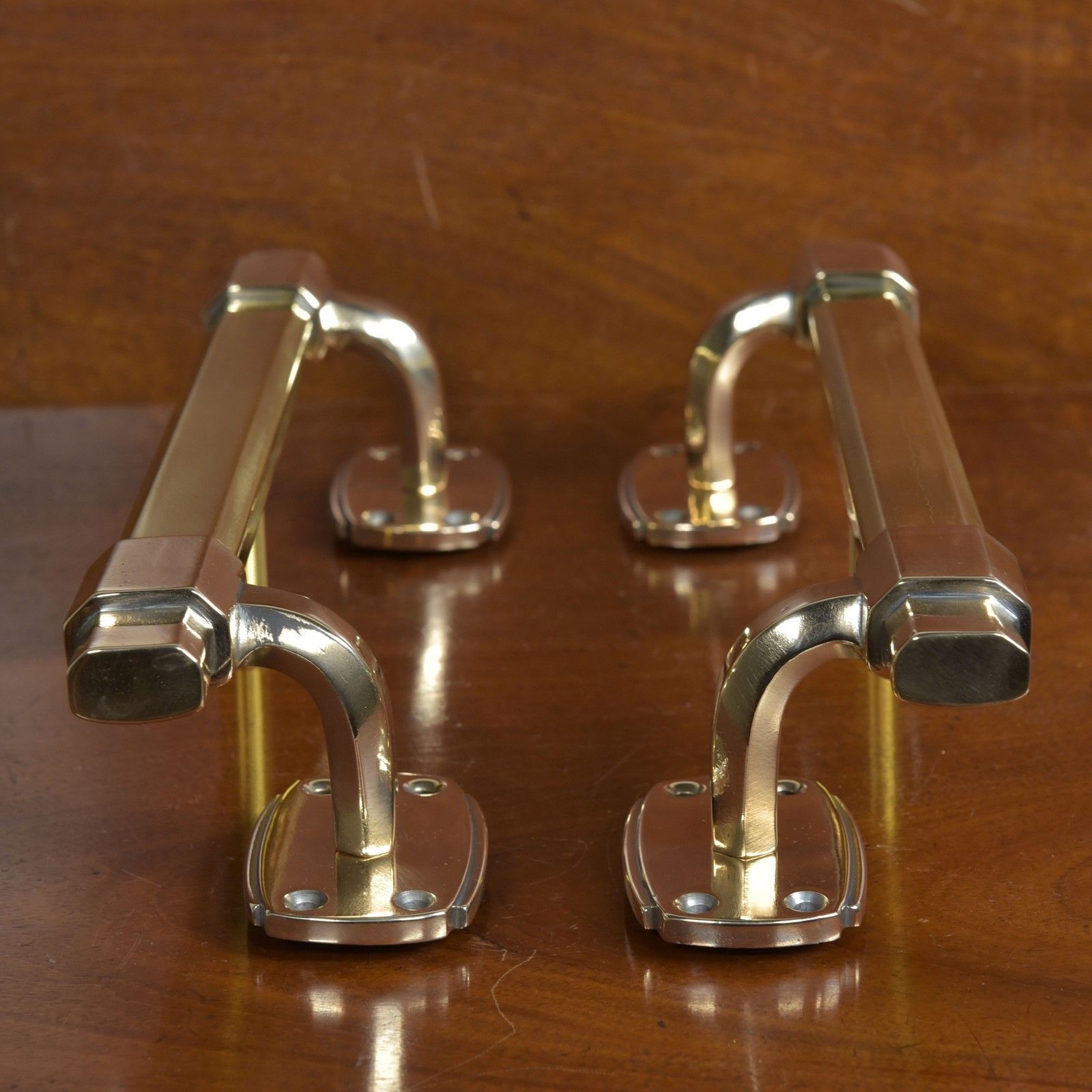 Antique Deco Brass Door Handles photo Home Fixtures