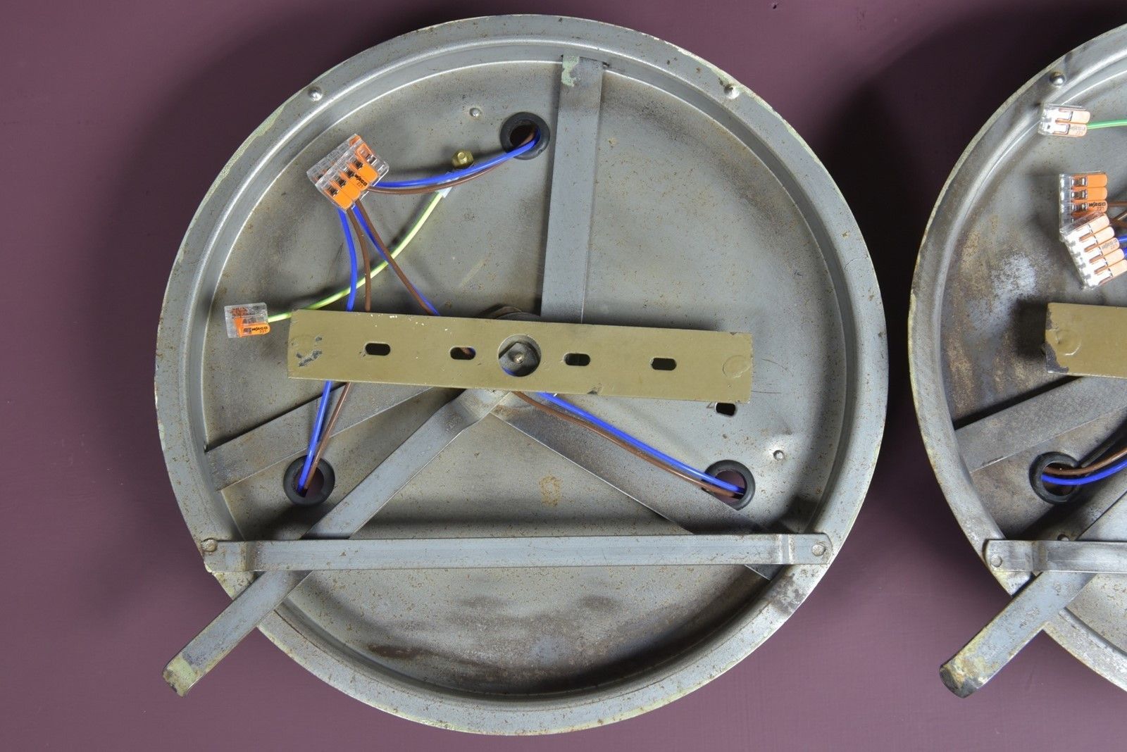 photo for sale Domed Opaline Surface Mount Lights