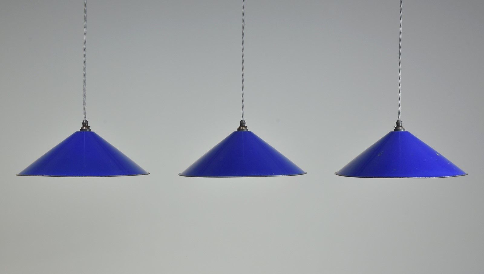 Large Enamelled Coolie Shades 2 photo furniture