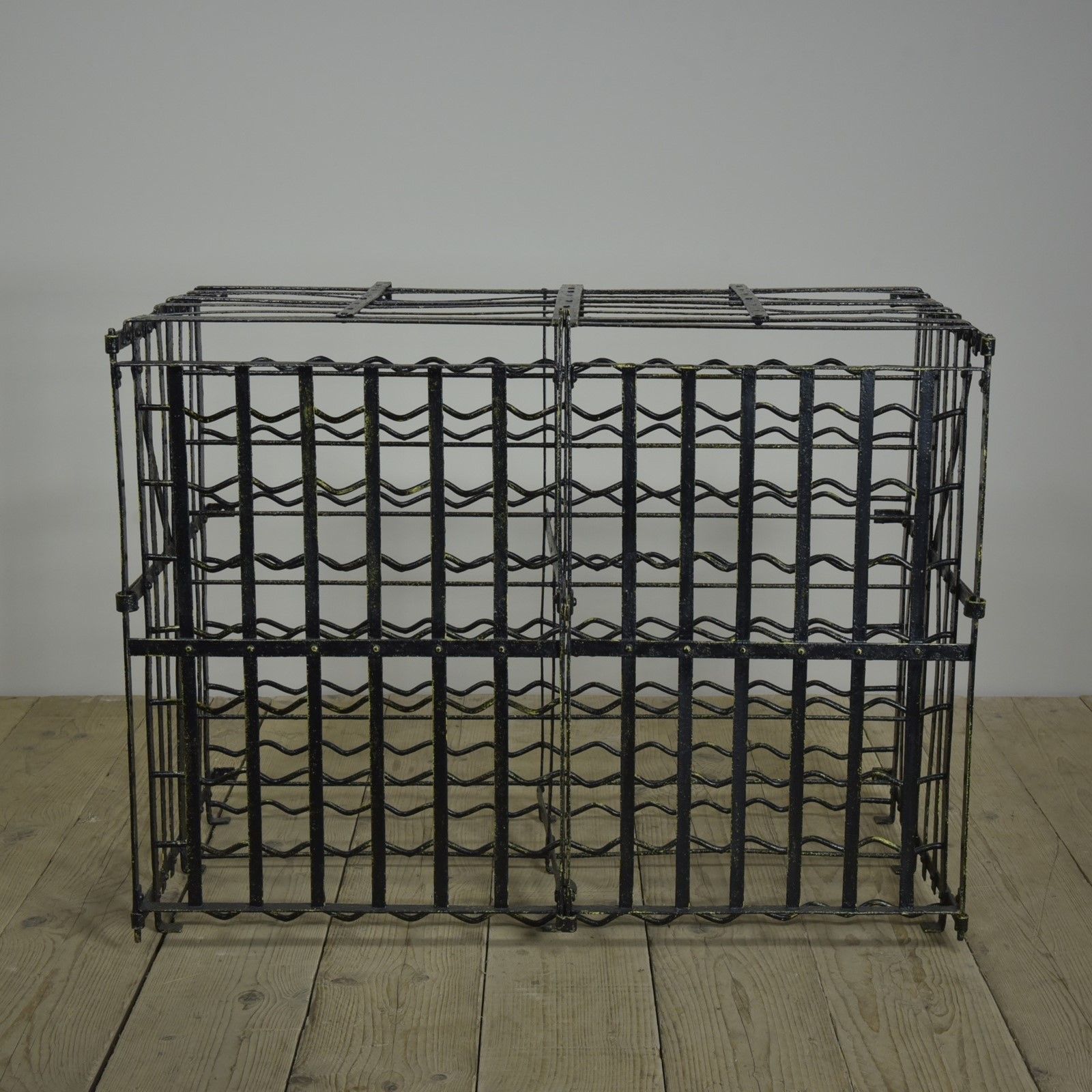 Antique Wrought Iron Wine Rack photo for sale