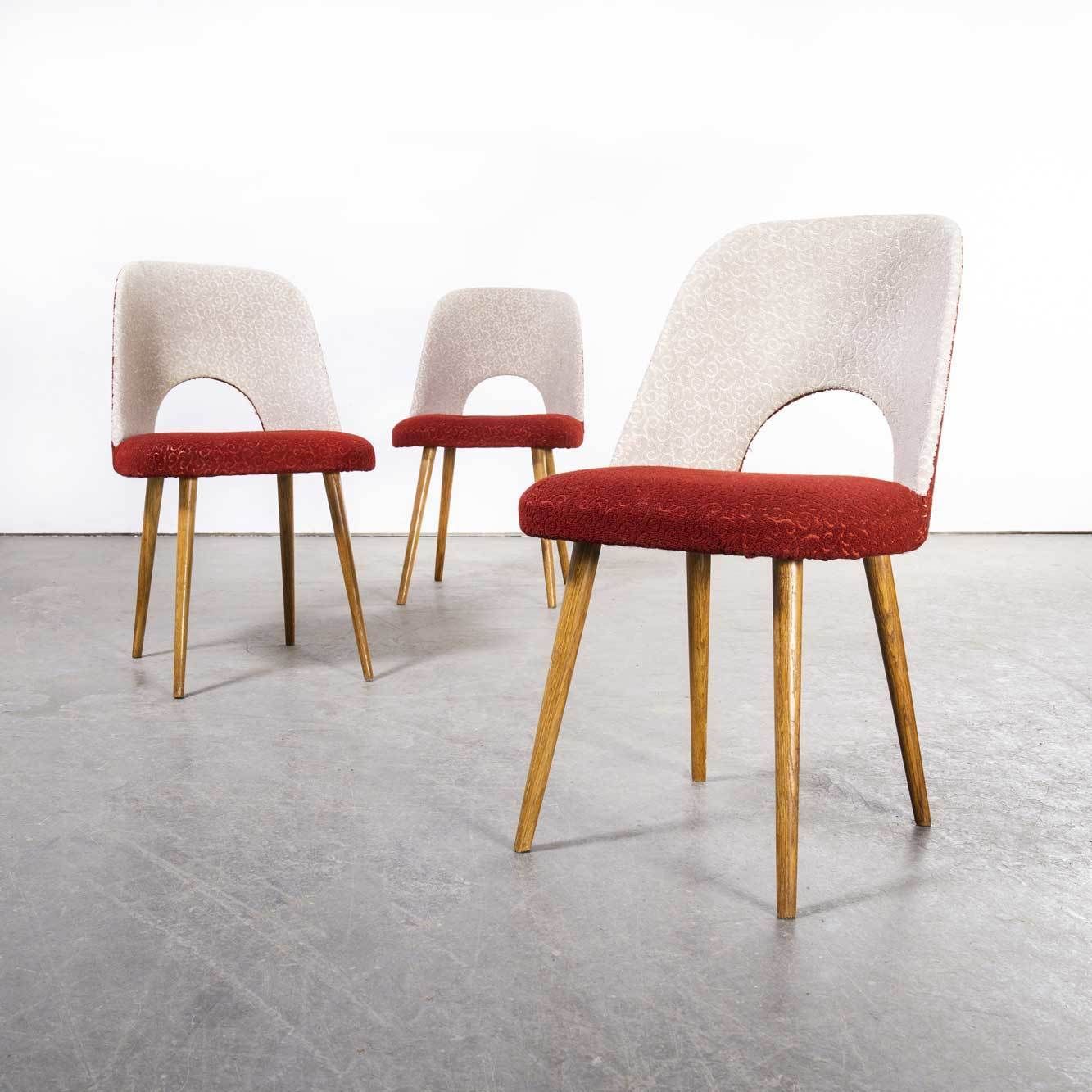 1960’s Set Of Three Upholstered Dining Chairs – Oswald Haerdtl.