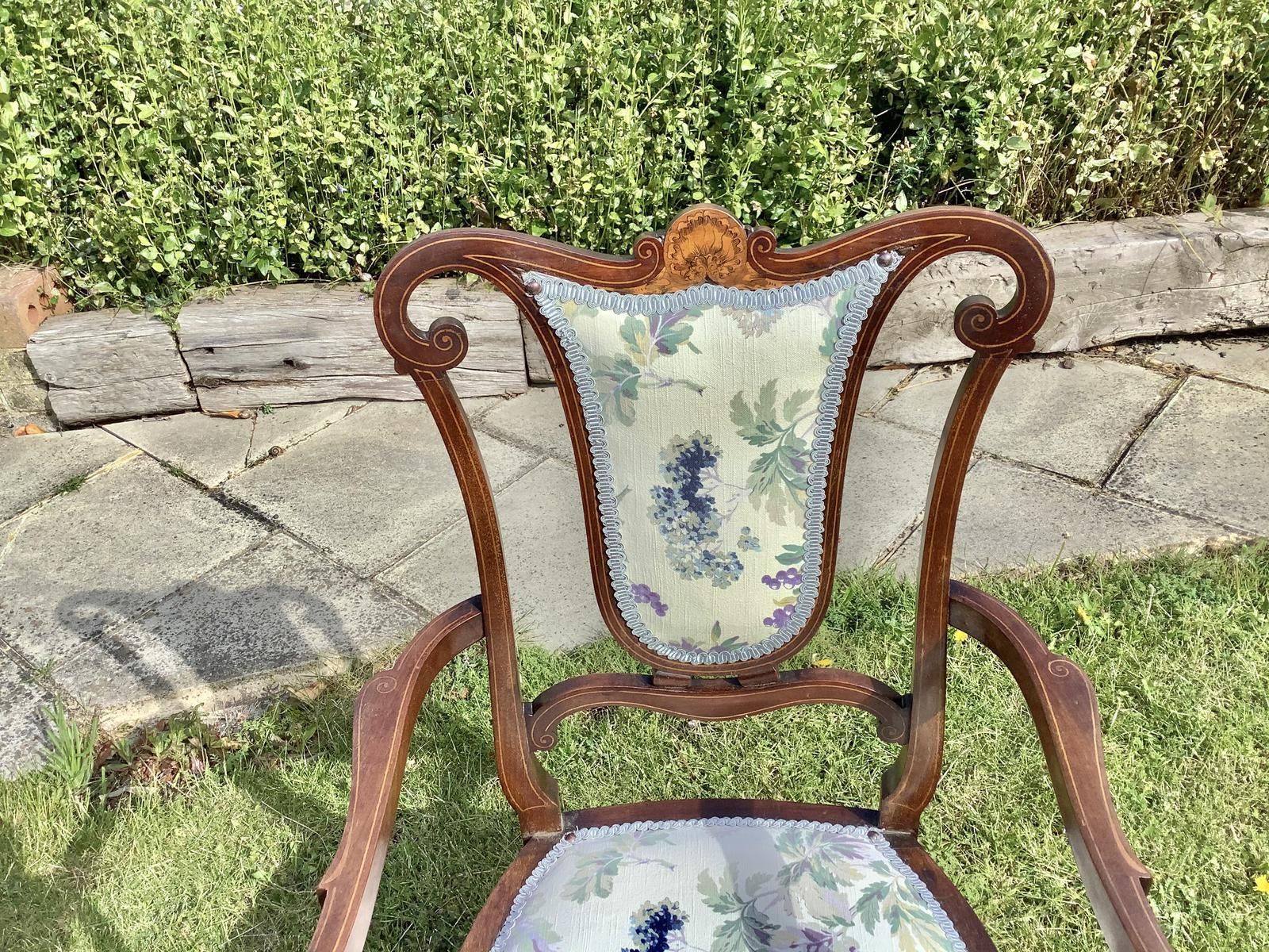 Edwardian Elbow Carver Chair, 1900s photo furniture