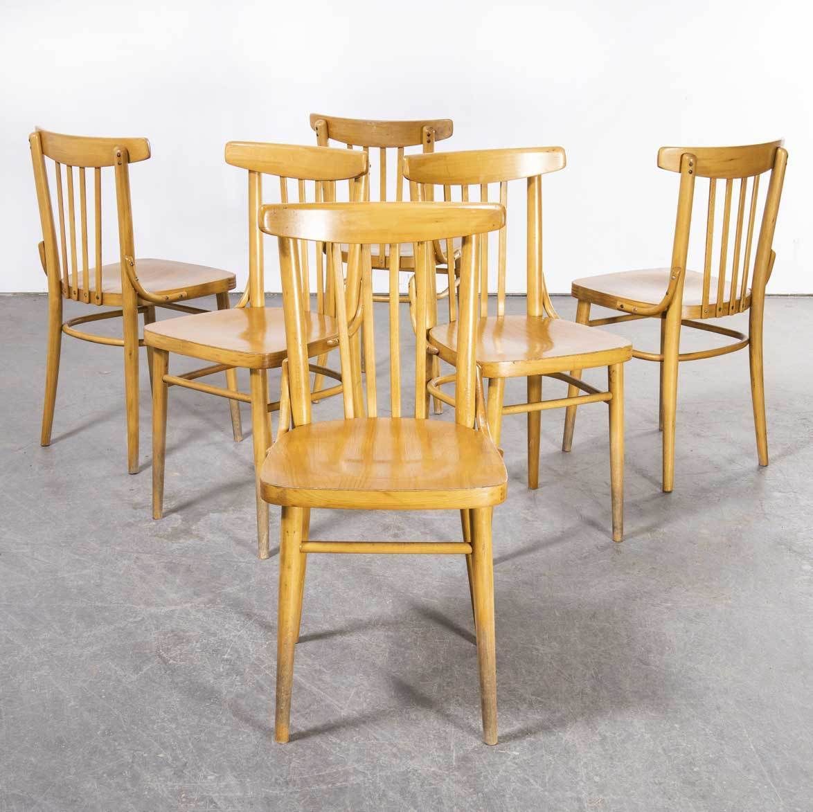 1960’s Bentwood Dining Chair By Ton – Set Of Six