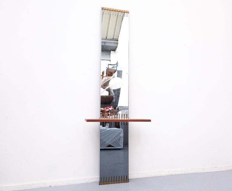 Mid Century Modern Mirror By Ettore Sottsass For Santambrogio & De Berti