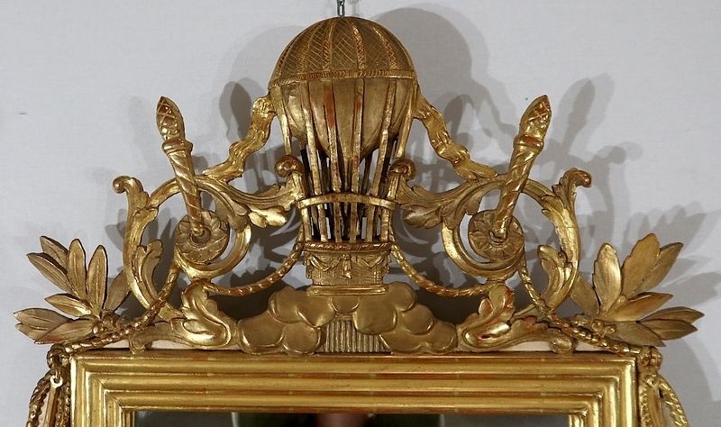 Mirror In Wood Gilded With Gold Leaf Louis   19th Century photo 2575.0