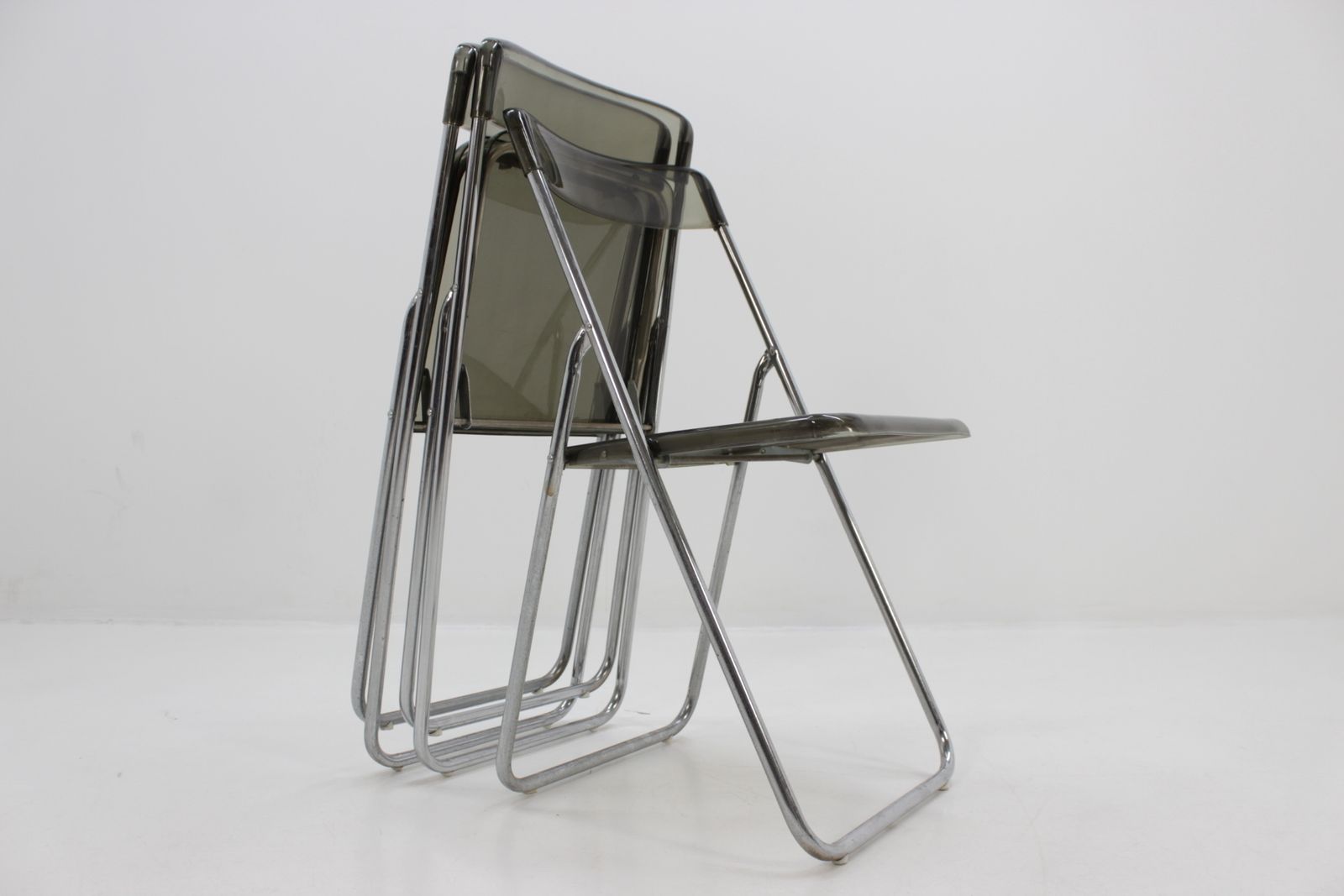 photo furniture Set Of Three Folding Midcentury Chairs From Sweden, 1970s