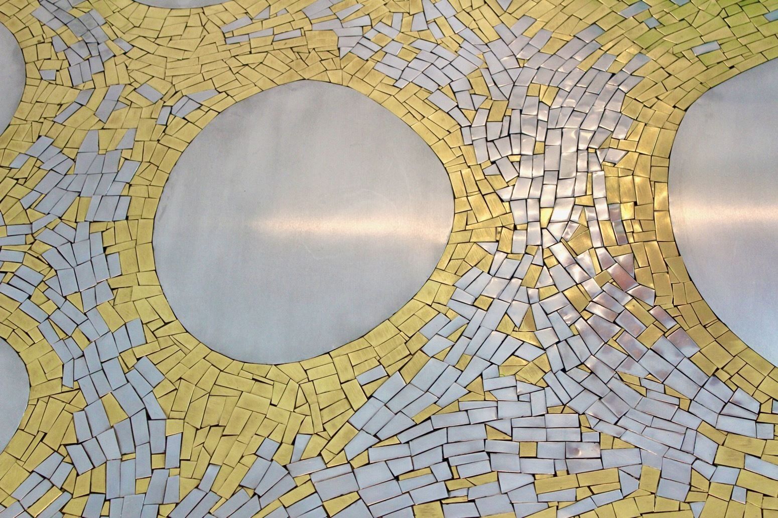 Stainless Steel And Brass Coffee Table By Jean Claude Dresse photo Furniture