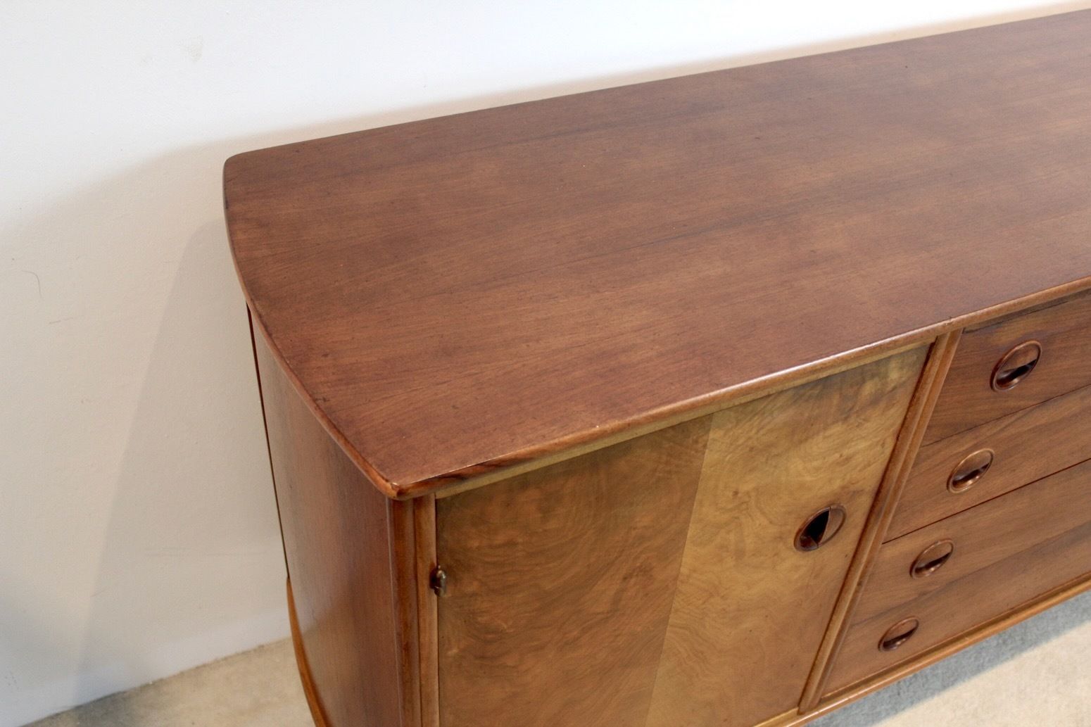 photo vinterior Walnut And Brass Sideboard By William Watting For Fristho Modernart Denmark