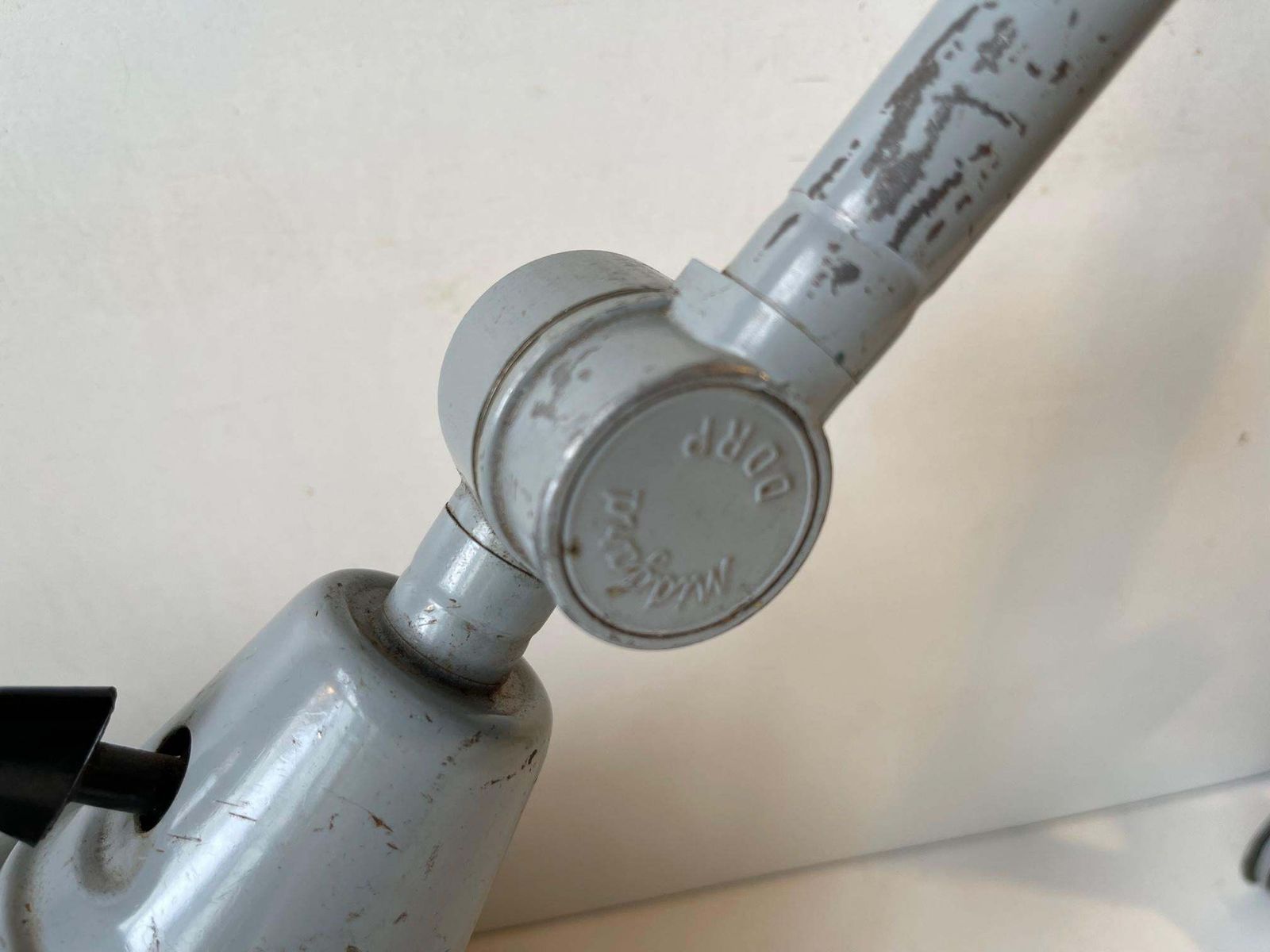 photo furniture Articulated Grey Industrial Wall Sconce By Curt Fischer For Midgard, 1930s