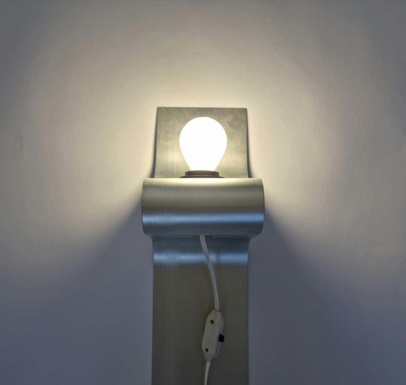 Set Of Four Mid Century Wall Lamps, Italy, 1980s photo vinterior