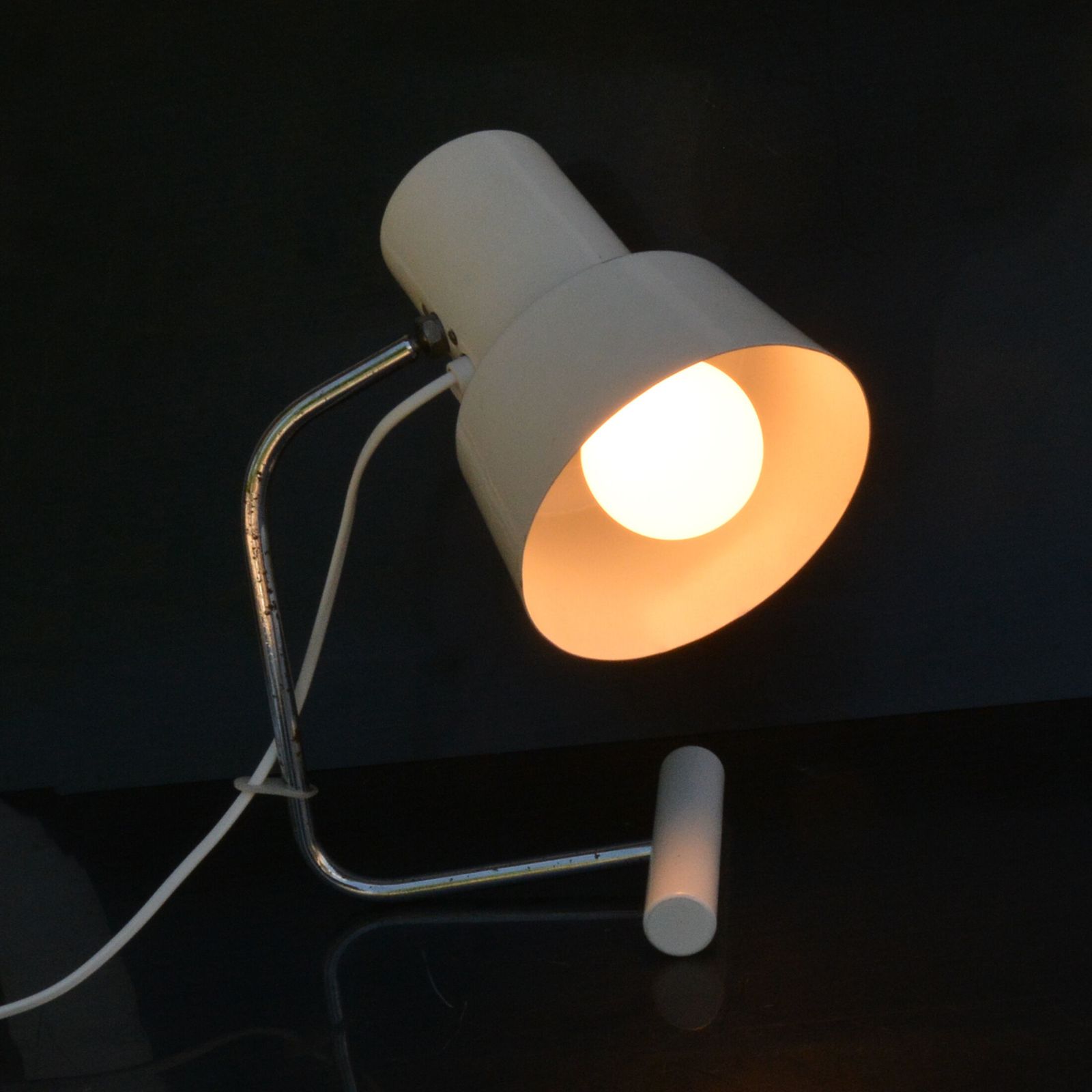 146.0 1960s Design Modern Desk Lamp, Designed By J. Hurka, Napako, Czechoslovakia photo