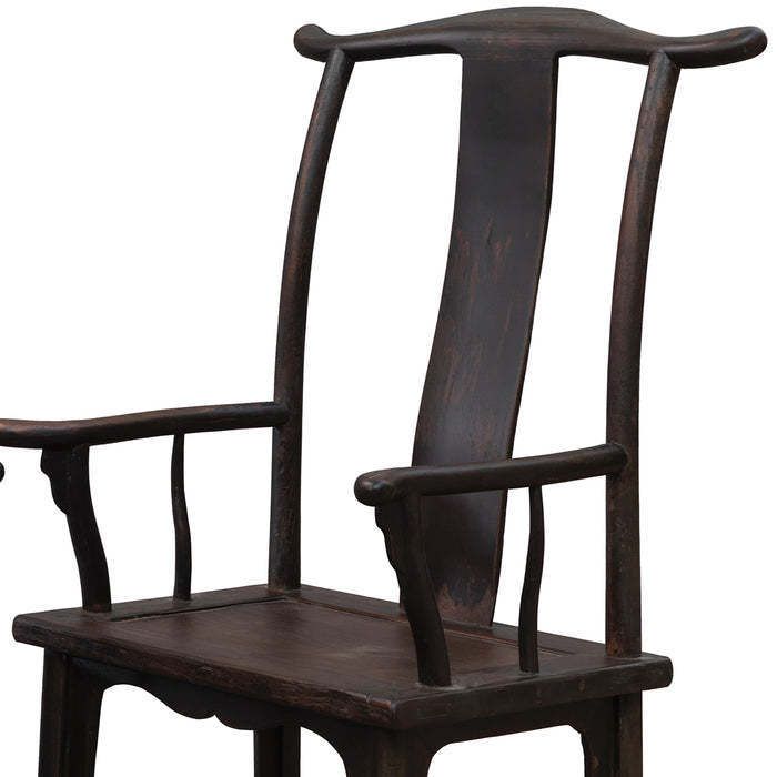Pair Of Antique Yoke Back Armchairs photo Furniture