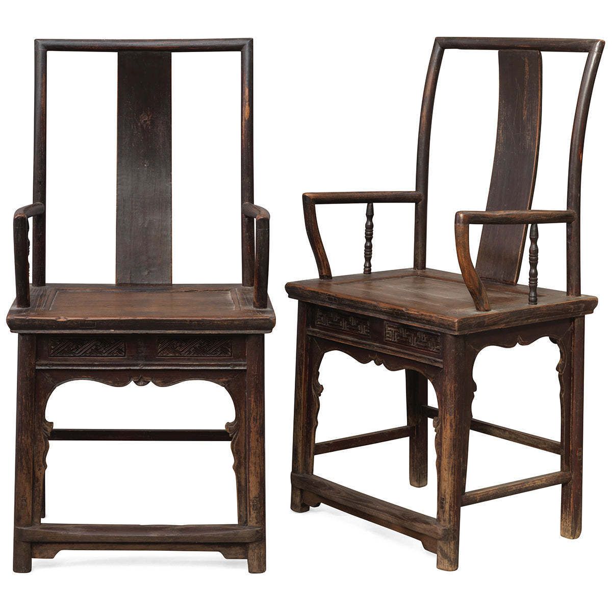 Pair Of Decorative Southern Official Chairs