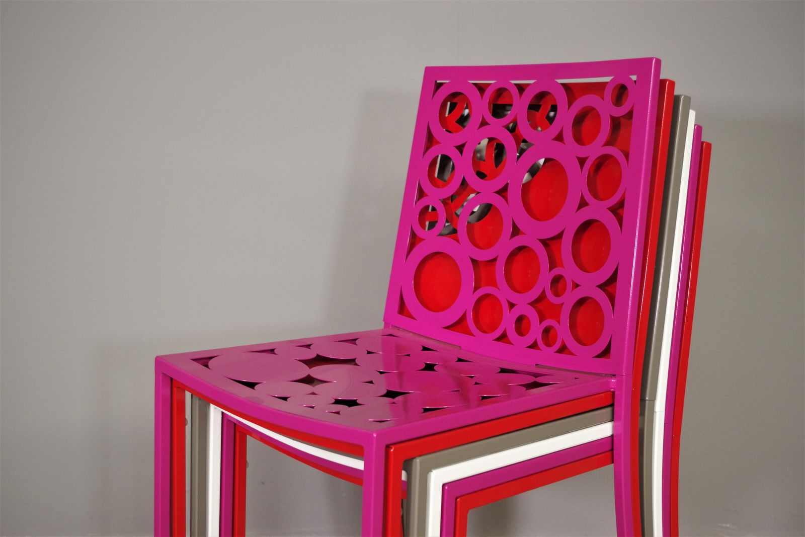 photo buy Set Of Six Papeete Iron Chairs