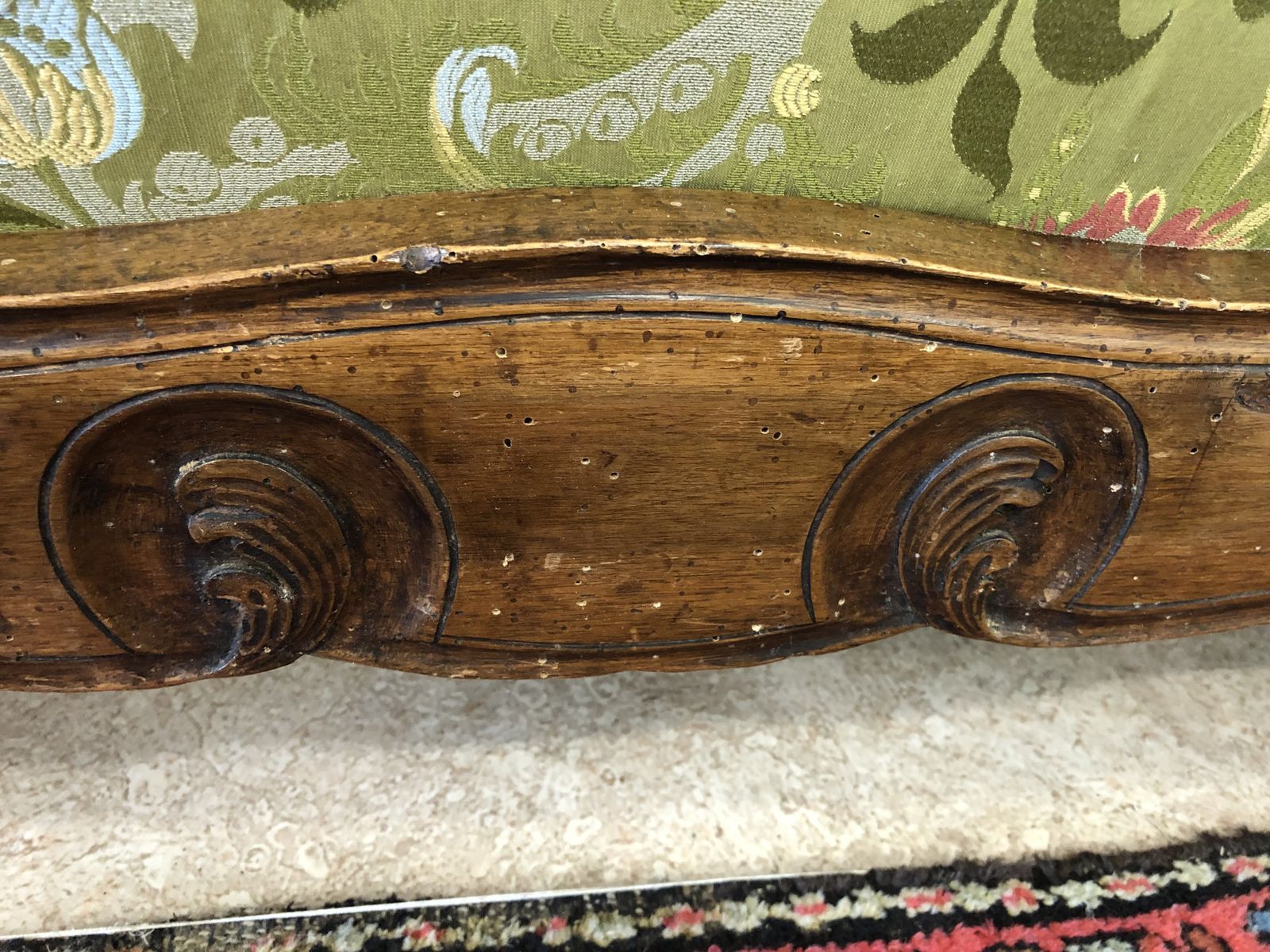Green Small Sofa In 1' 800 , Unique Piece photo Furniture