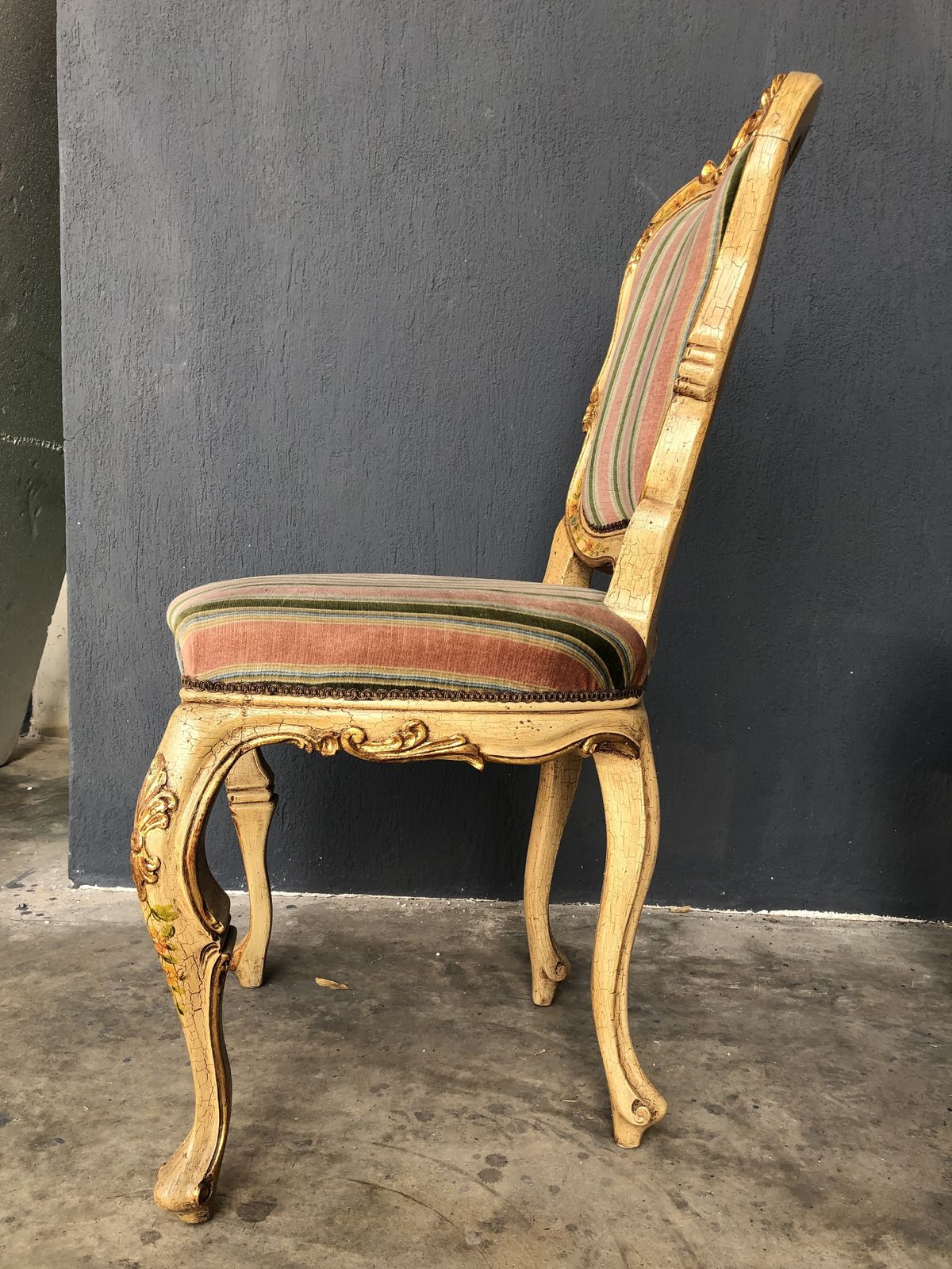 Hand Carved Chairs In Lacquered Maple Wood At "Cren Cren" photo Furniture
