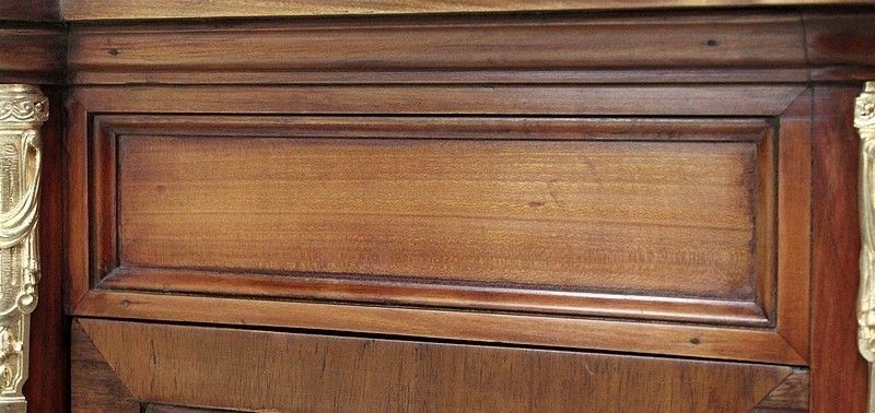 Library In Cherry And Mahogany, Louis XVI Style   Early 20th Century photo vinterior