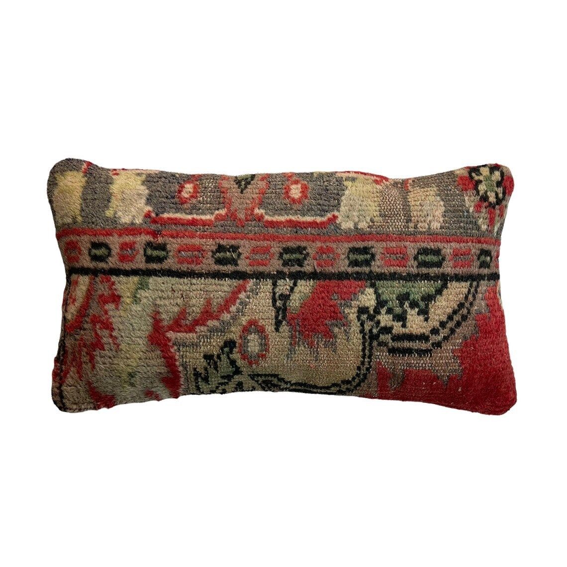12'' X 24'' Vintage Handgemaakte Tapijtkleedkussenhoes, 30 X 60 Cm Decoratieve Tapijtkleedkussenhoes, Grote Vintage Turkse Tapijtkleedkussenhoes
